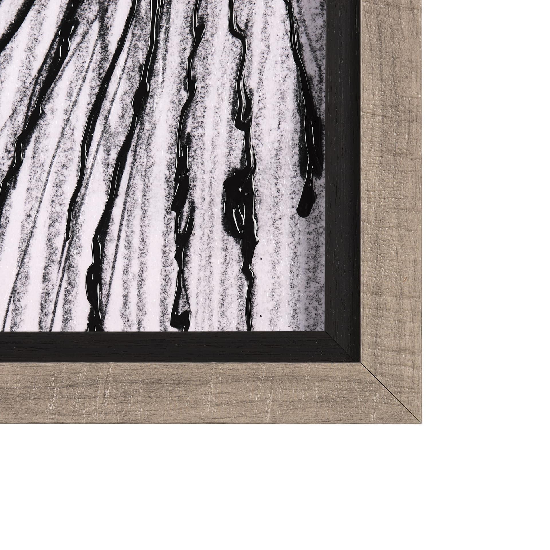 Rural Sketch-II by Mercana Studio a Hand Embellished Textured Framed Art Print — product photograph