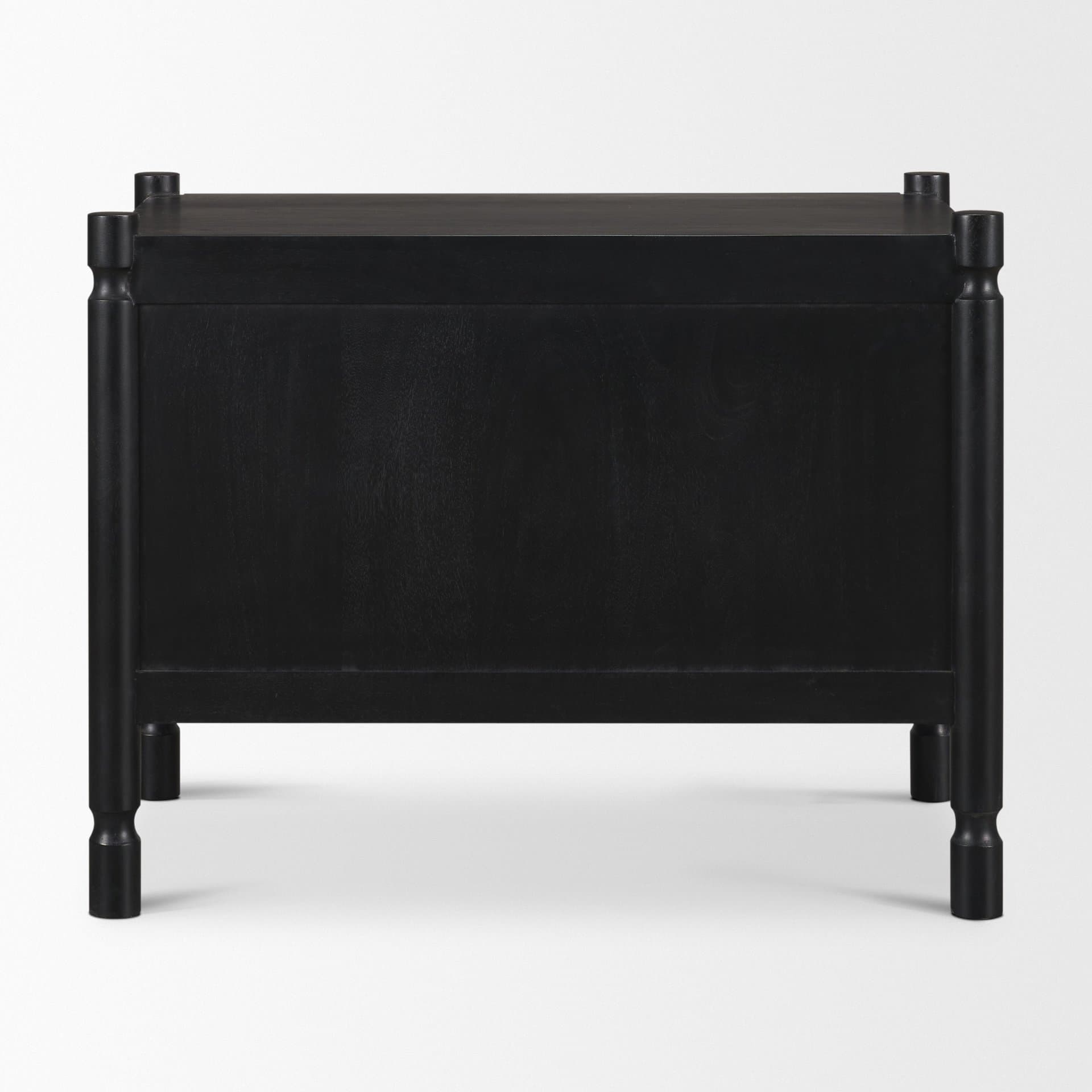 Phil Black Wood 2 Drawer Accent Cabinet — product photograph