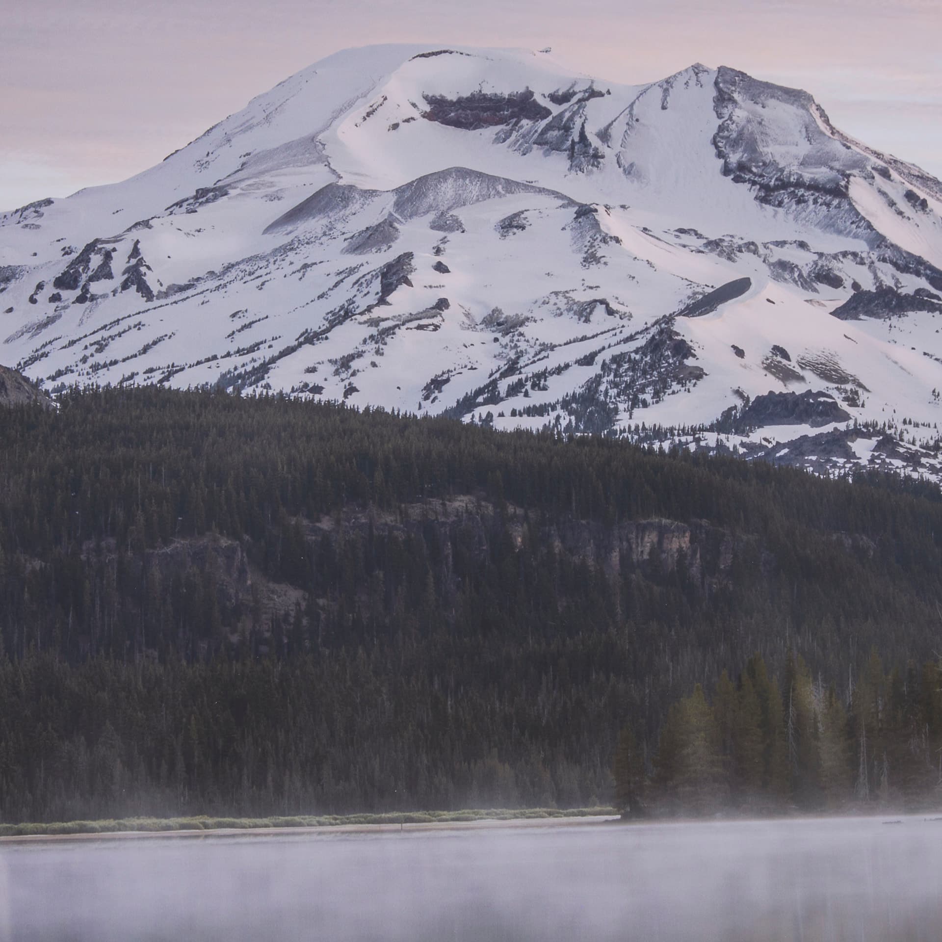 Misty Morn by Gary Blatter a Framed Photo Art Print Matted under Glass — product photograph