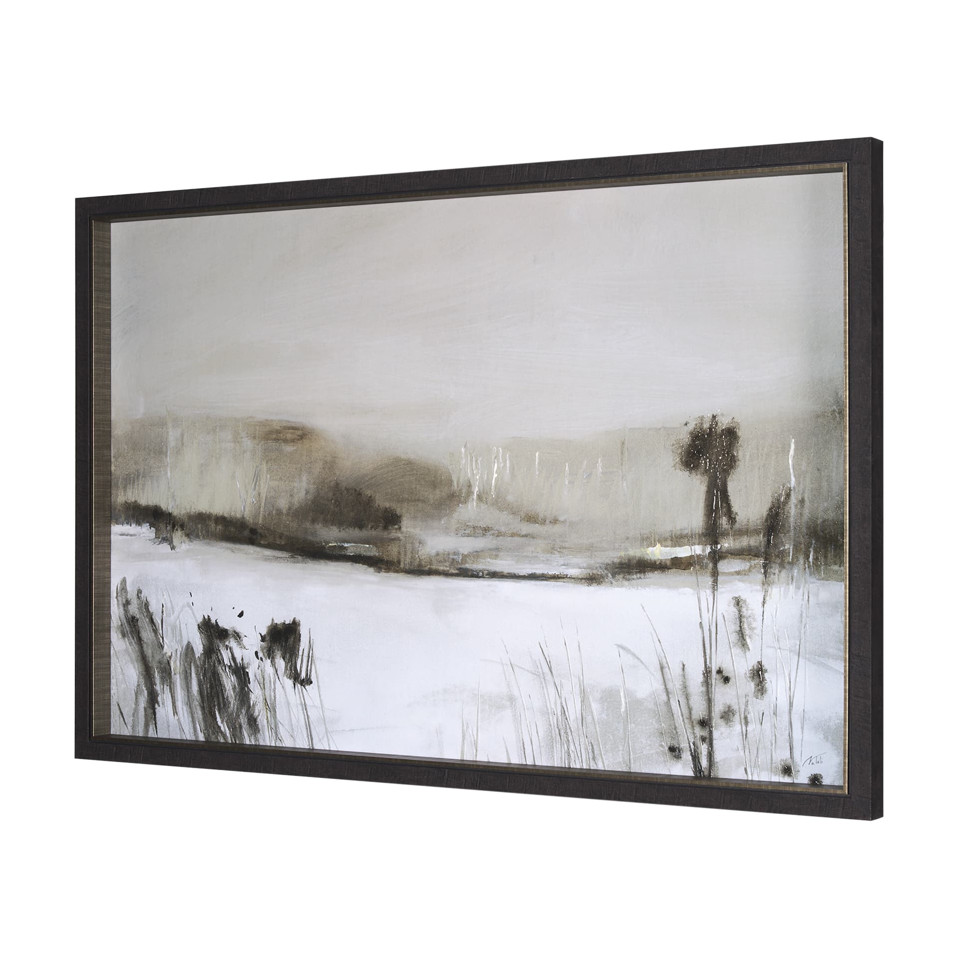 Winter Day II by Mercana Studio a Hand Embellished Textured Framed Art Print — product photograph