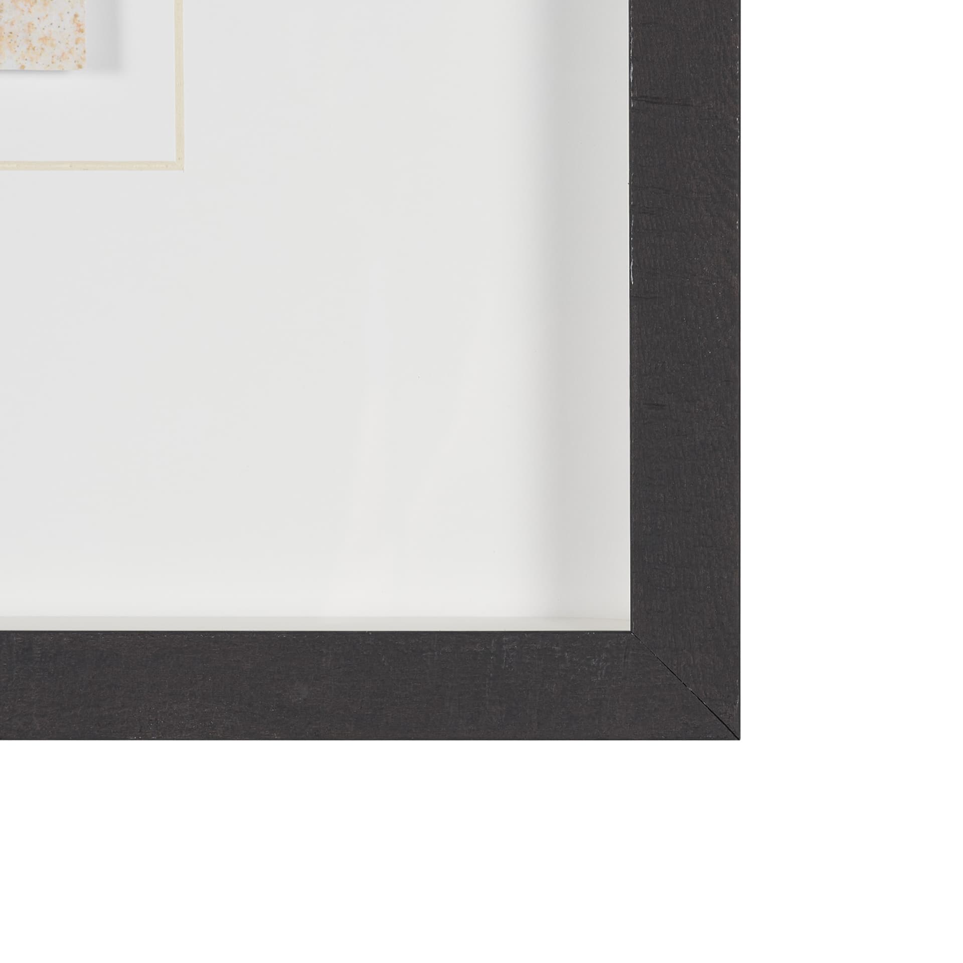 Campaign by Mercana Studio Hand-Embellished Textured Framed Artwork Matted under Glass — product photograph