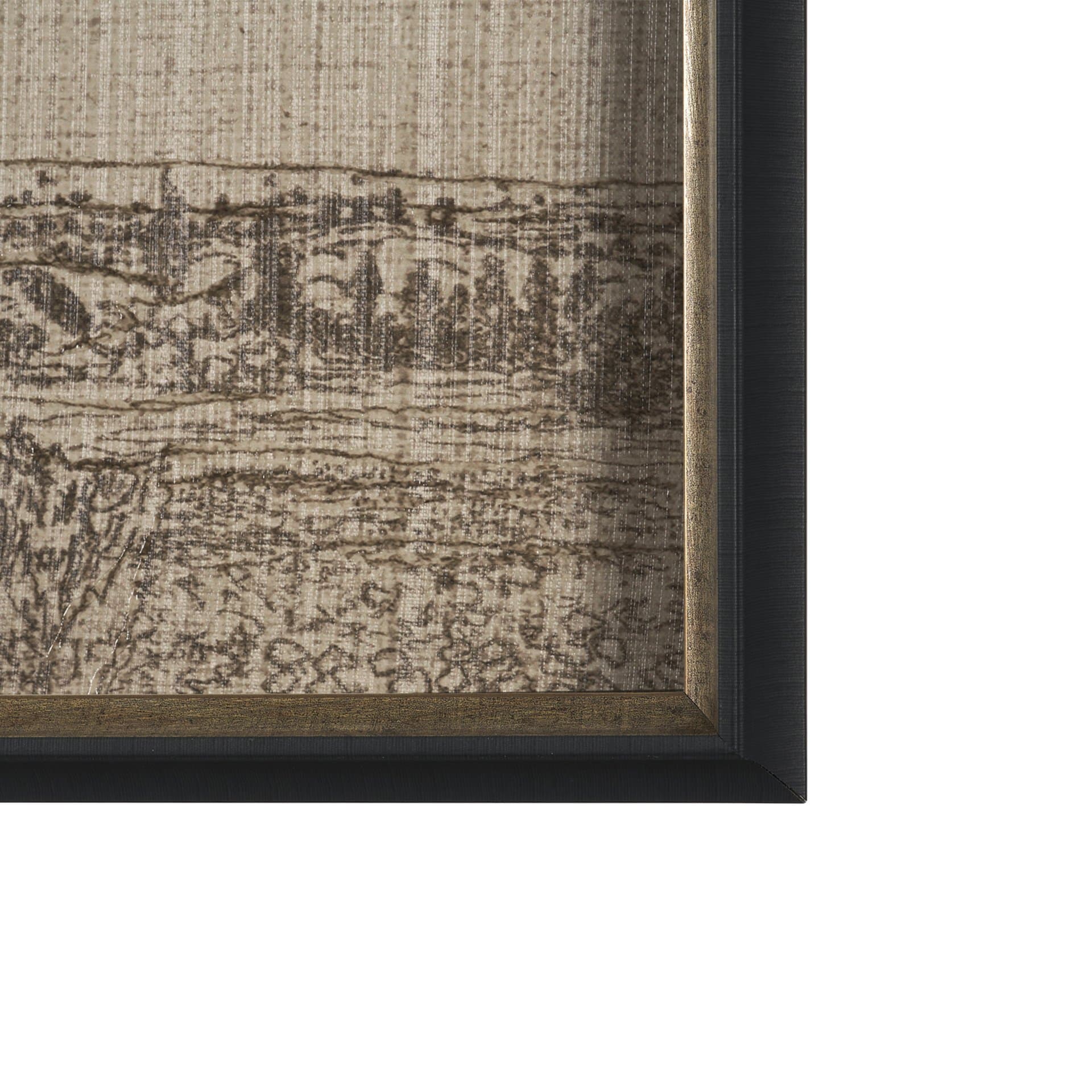 Landscape with an Oak Tree by Hercules Segers a Hand Embellished Framed Decograph Art Print — product photograph