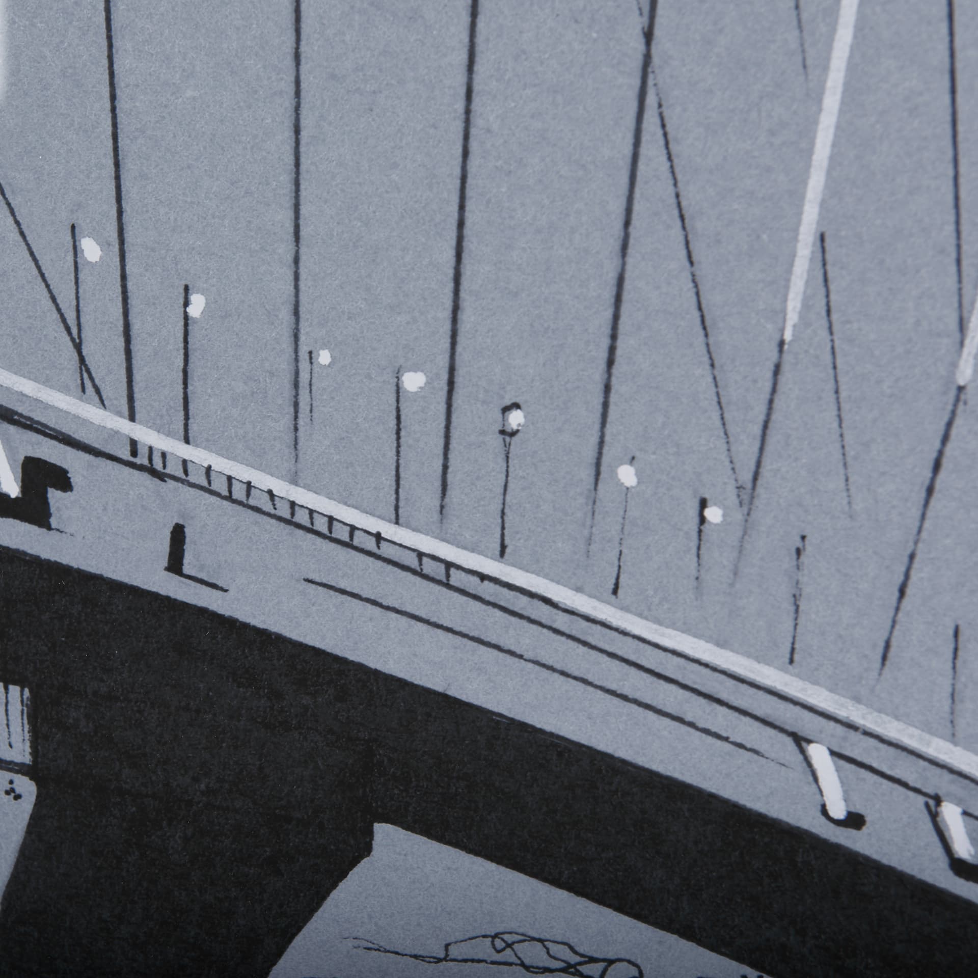 Bridge I by Mercana Studio a Framed Photo Art Print Matted under Glass — product photograph