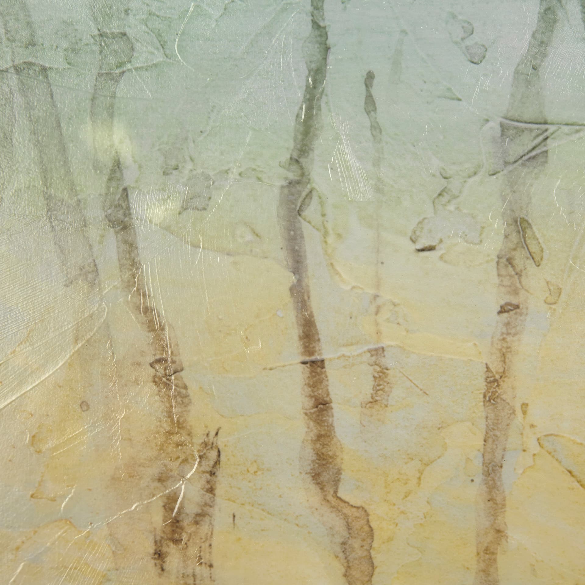 Treeline Light I by Jennifer Goldberger Hand Embellished Textured Framed Art Print Matted under Glas — product photograph