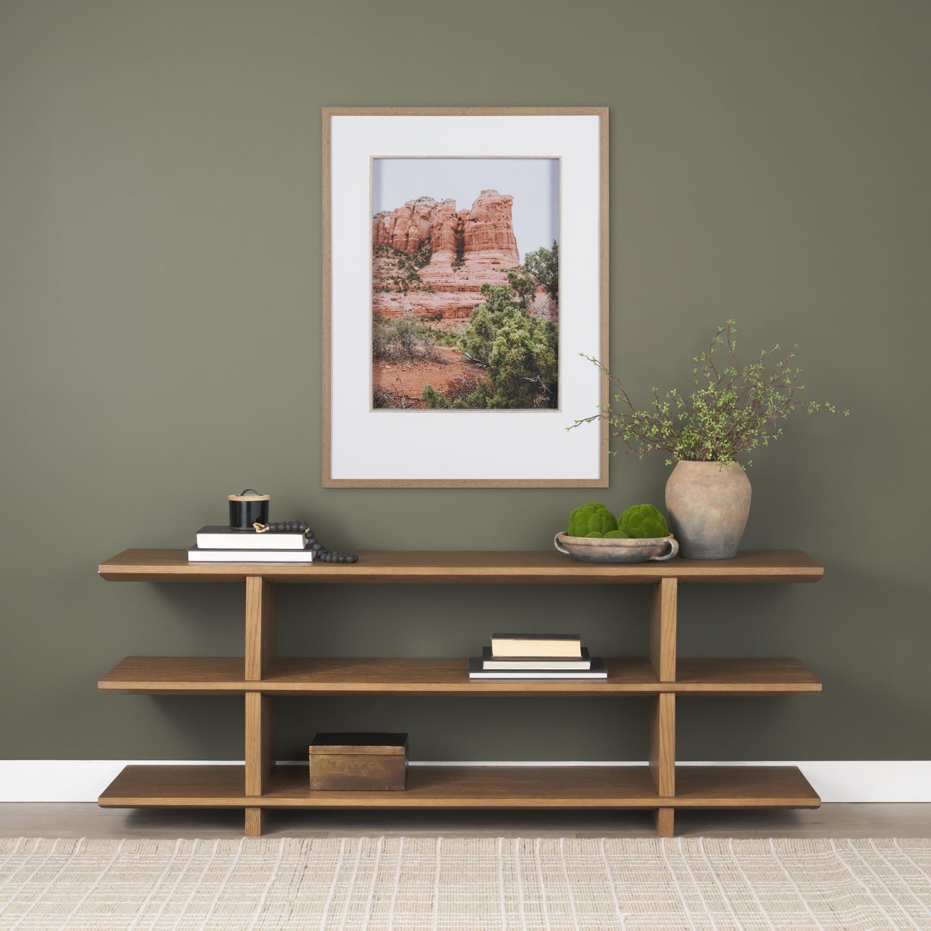 Cotto Round w/ Handles Weathered Terracotta Decorative Bowl — product photograph