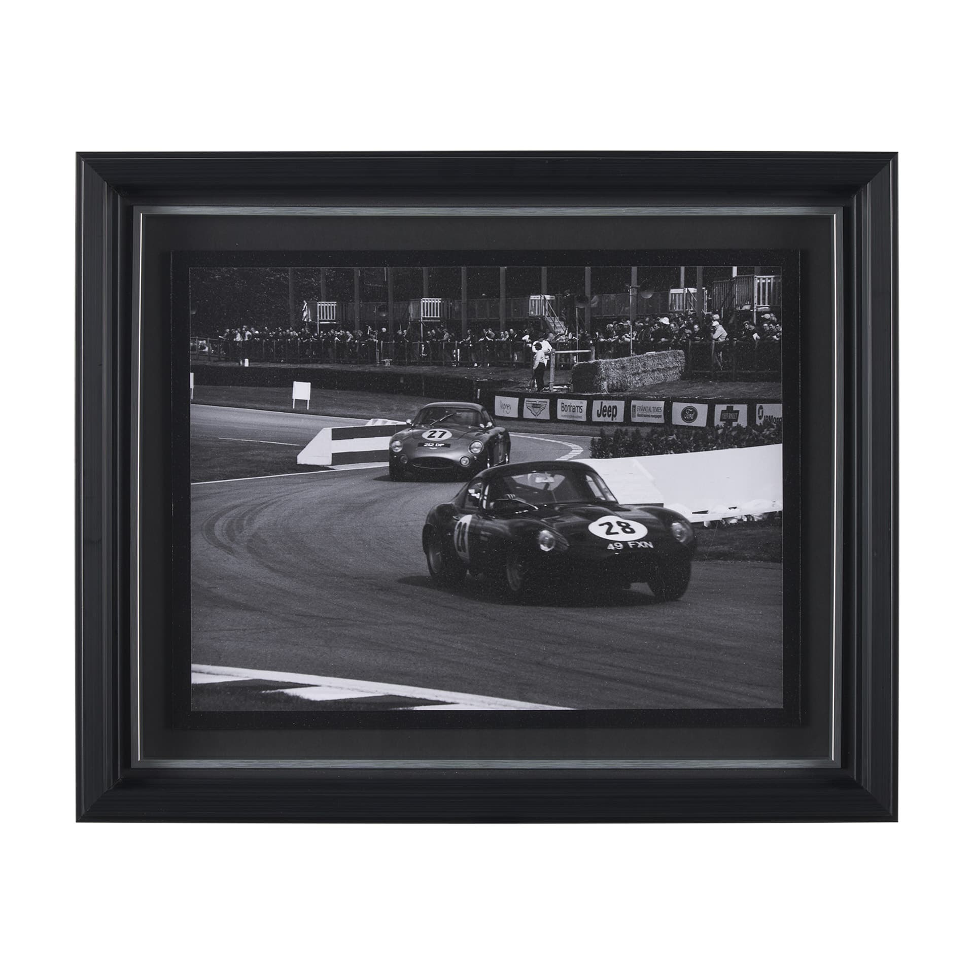 The Curve by Ben Wood a Hand Embellished Framed Photo Art Print Matted under Glass — product photograph