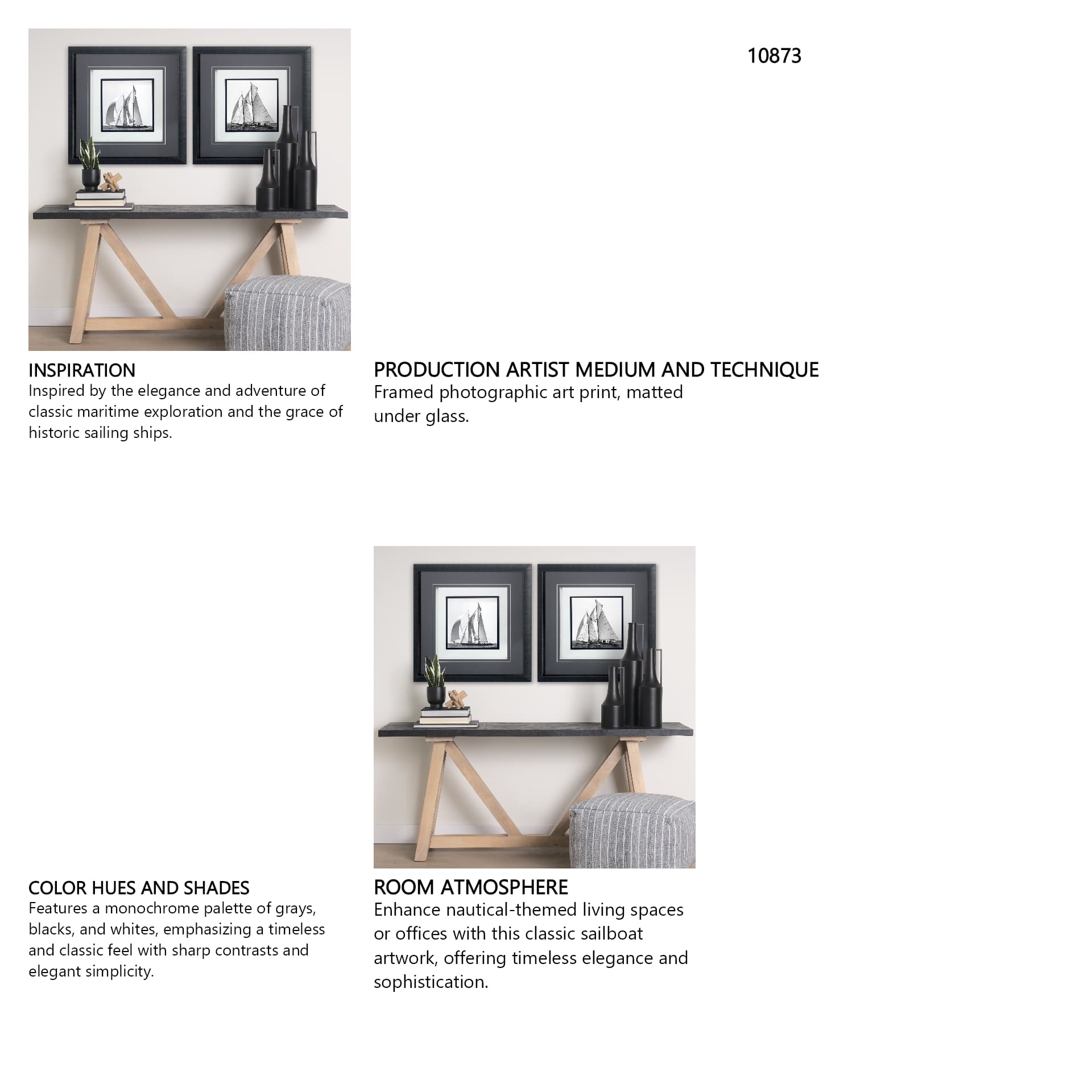 Adrift II by Jorge Llovet a Framed Photo Art Print Matted under Glass — in a styled room
