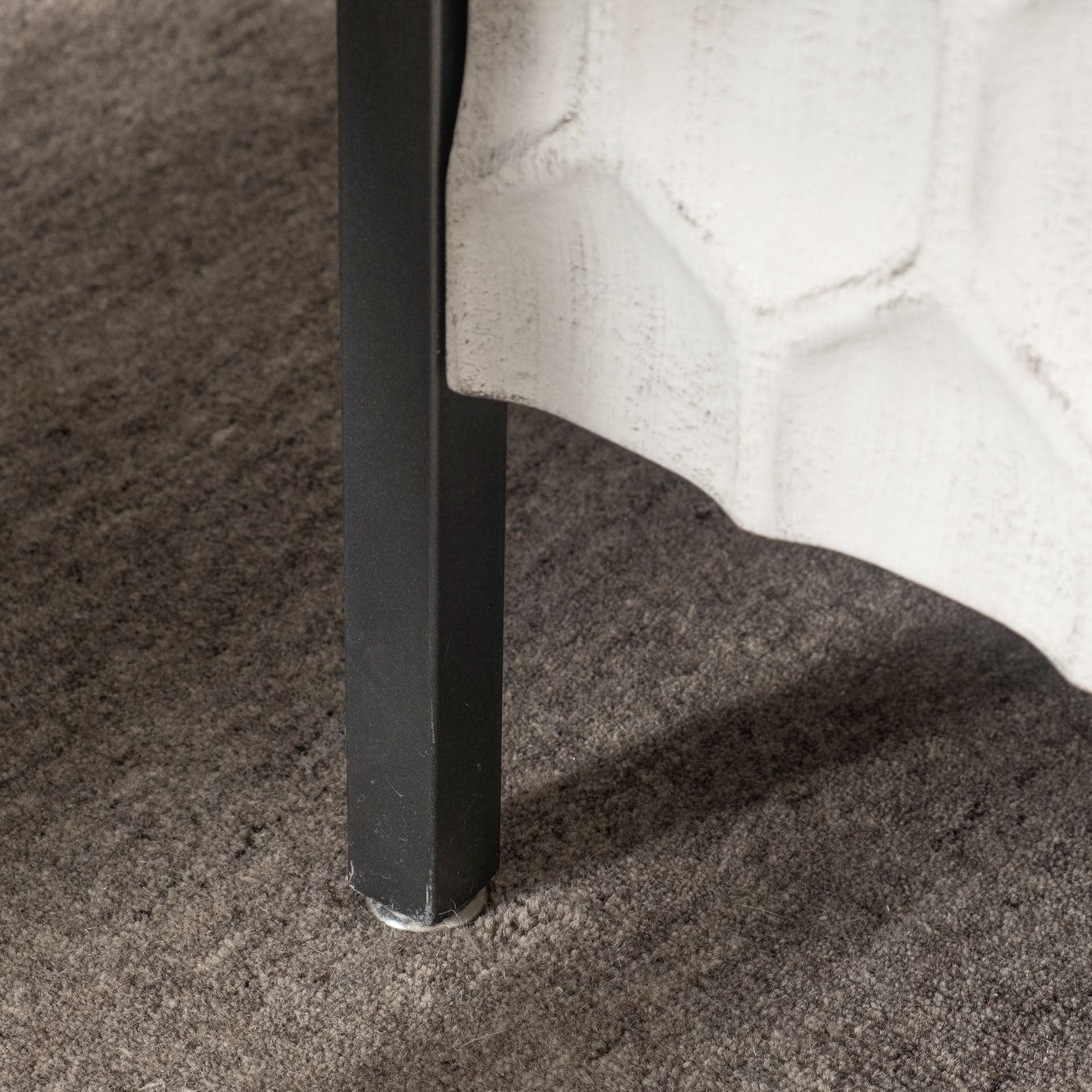 Savannah White Fir Veneer w/ Gray Metal 2-Door Accent Cabinet — product photograph
