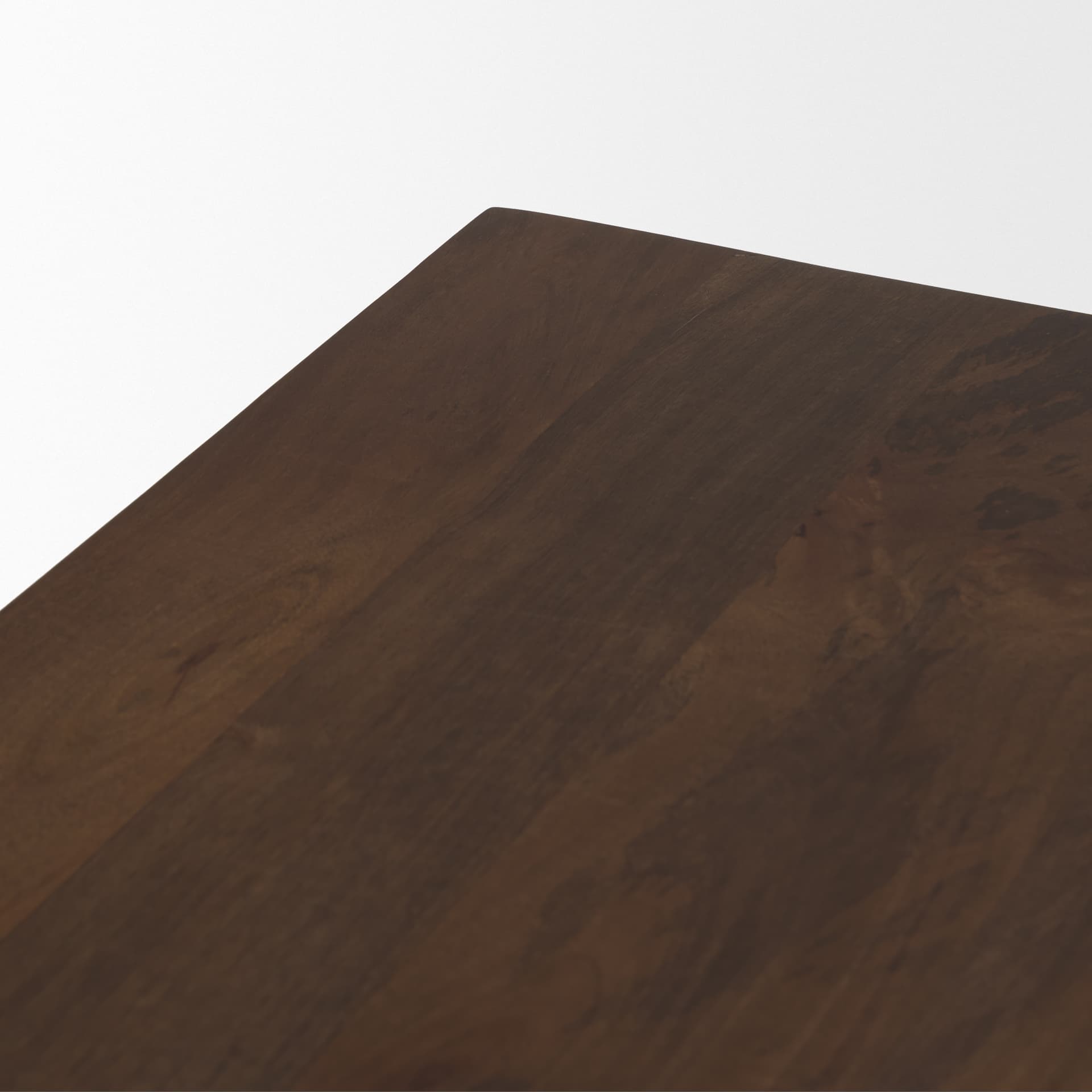 Wolcott Rectangular Dark Brown Solid Wood Bench — product photograph