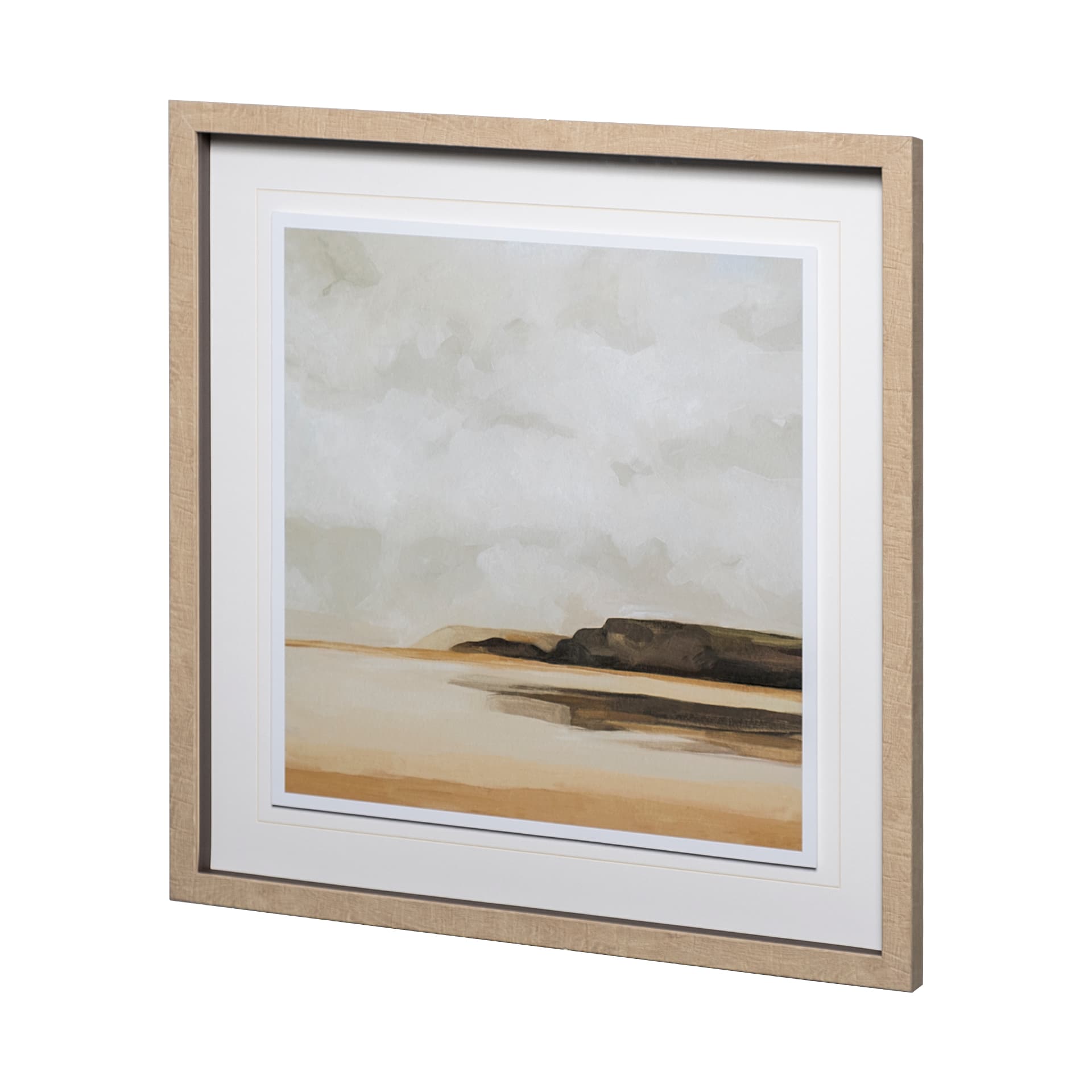 Wattwanderung I by Emma Scarvey a Framed Art Print Matted under Glass — product photograph