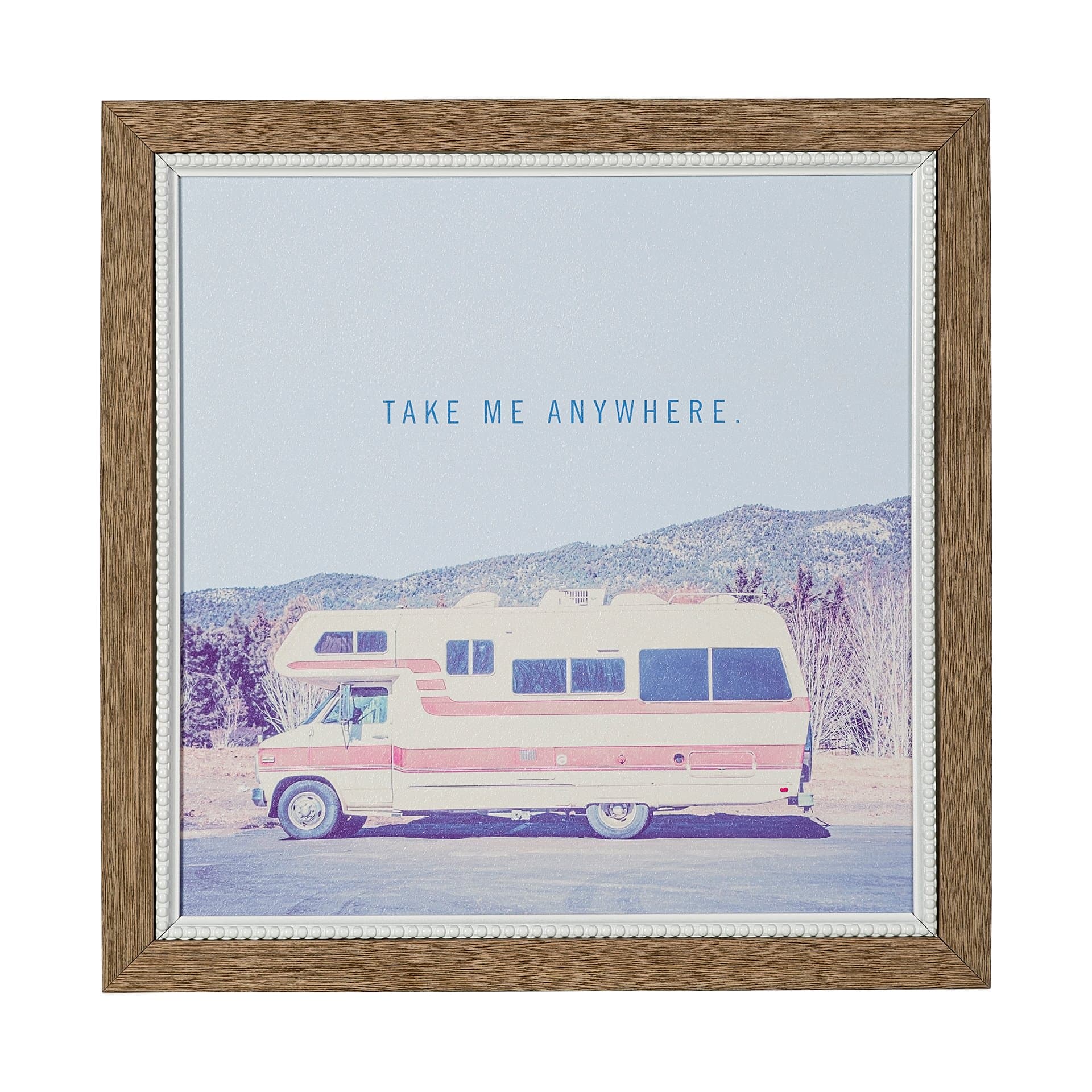 Vintage Ride III by Thomas Brown a Hand Embellished Textured Framed Photo Art Print — product photograph