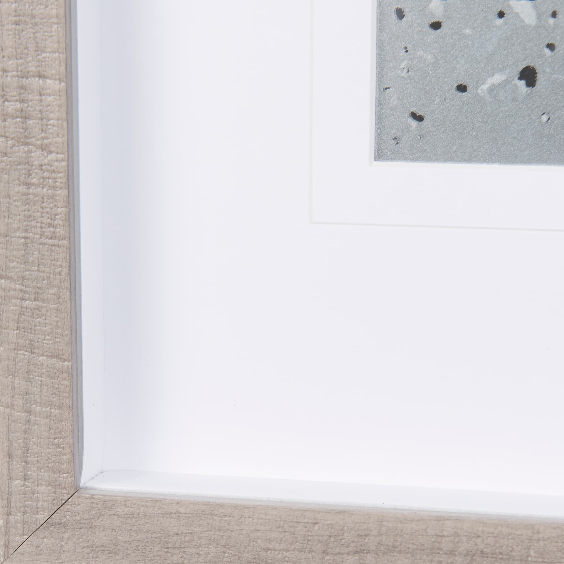 Mudslide III by Mercana Studio a Hand Embellished Textured Framed Art Print Matted under Glass — product photograph