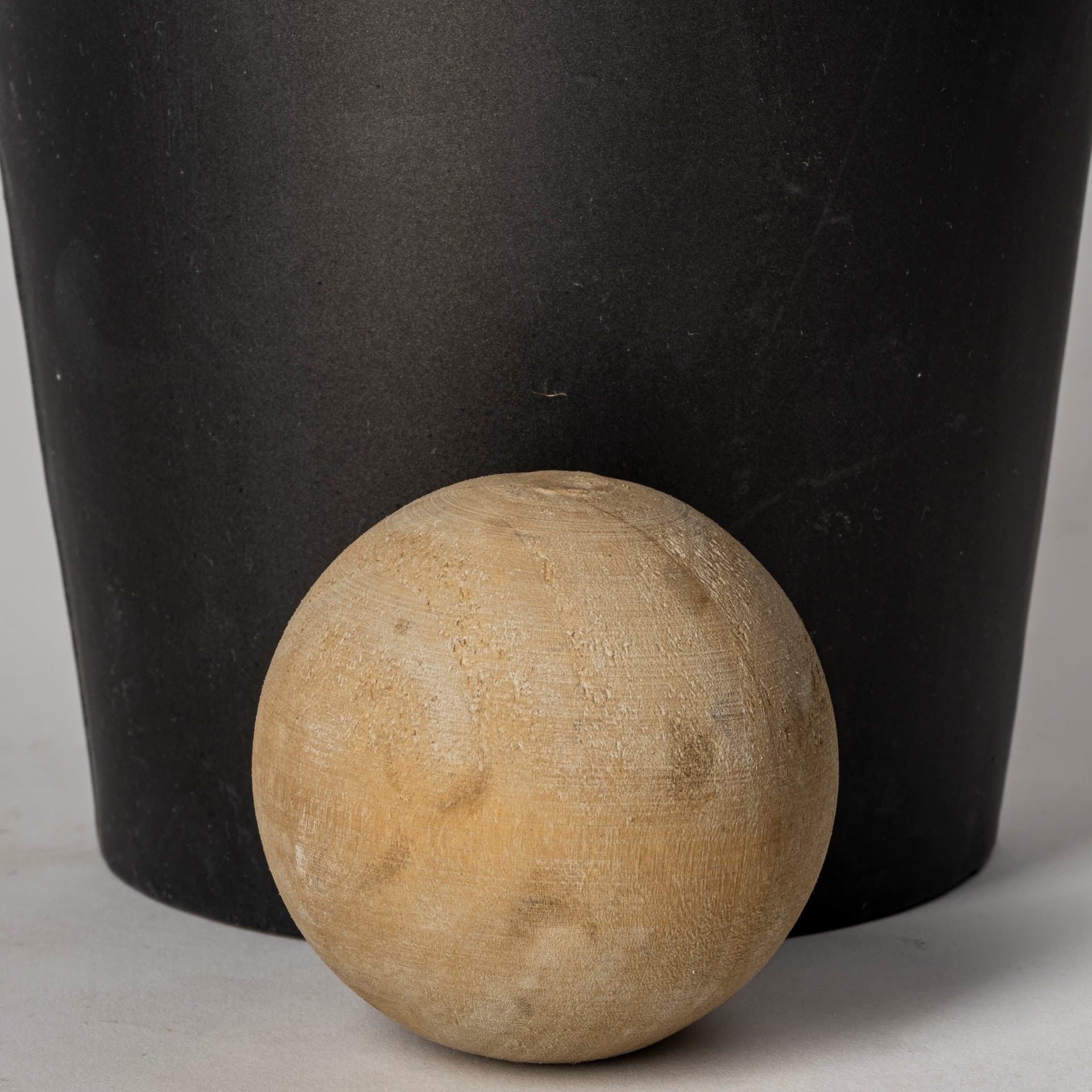 Asher Set of Two Black Metal Urns — product photograph