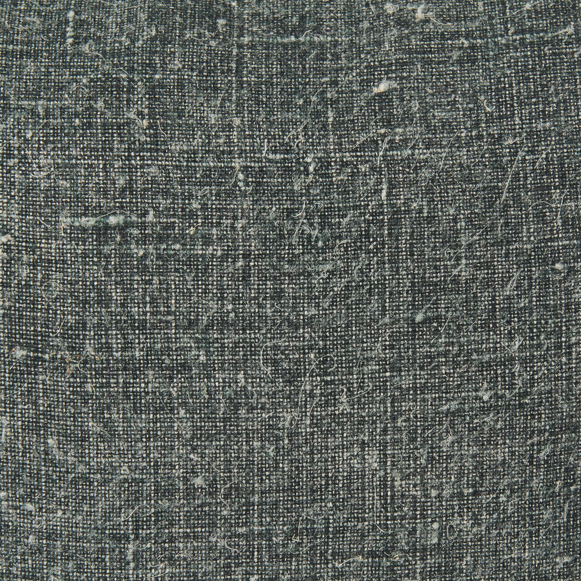 Jack 22x22 Green Linen Square Decorative Pillow Cover w/Down Filler — product photograph