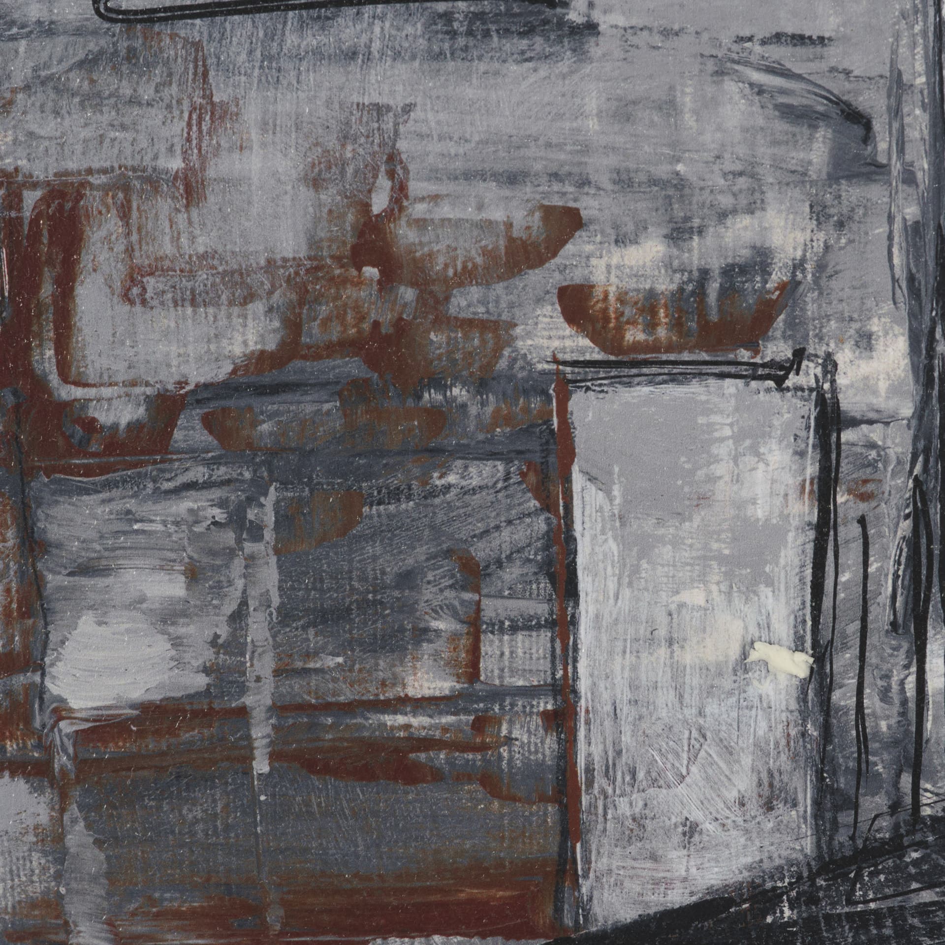 Community 3D by Mercana Studio Hand-Embellished Textured Framed Artwork Matted — product photograph