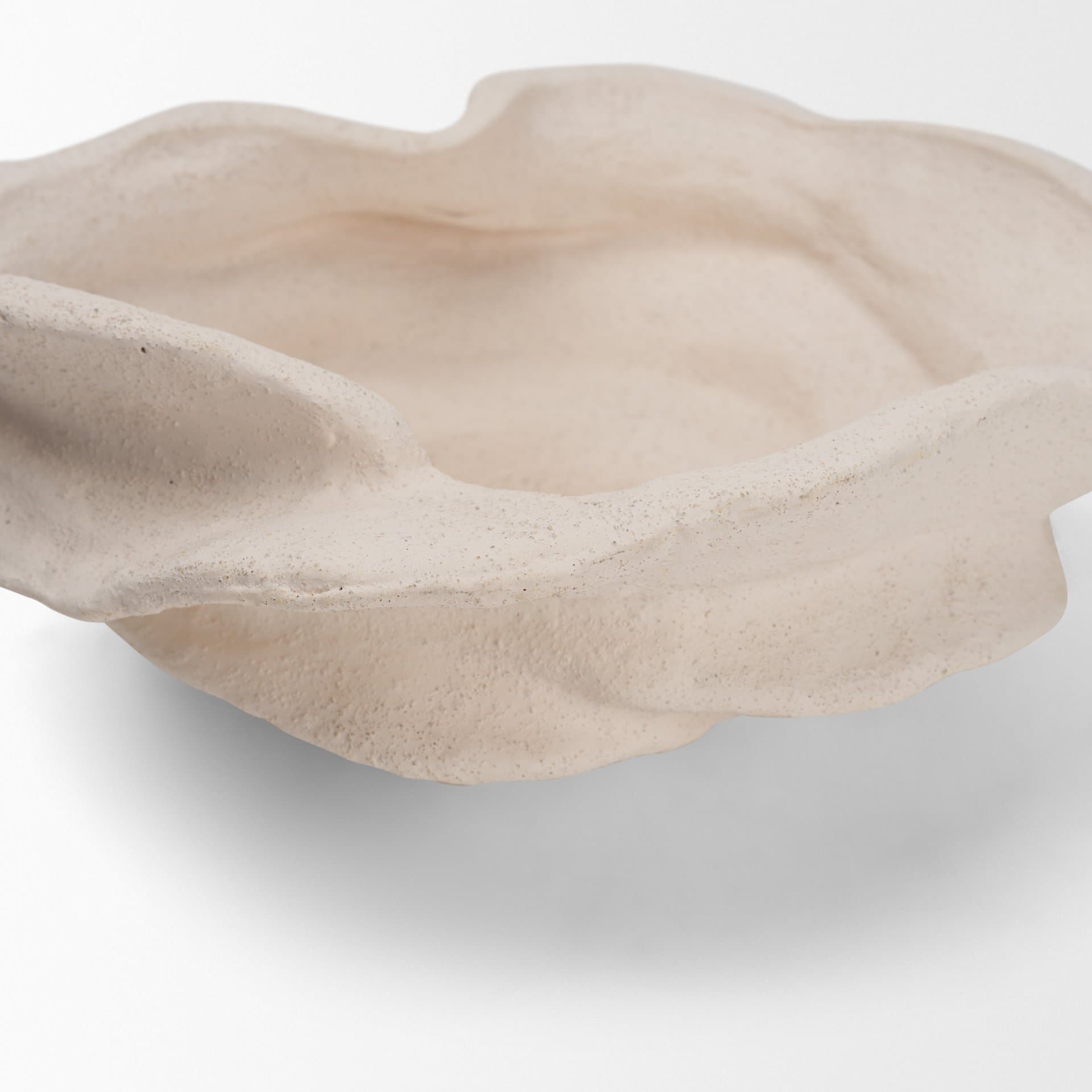 Scala Textured Ceramic Organic Forms Decorative Bowl — product photograph