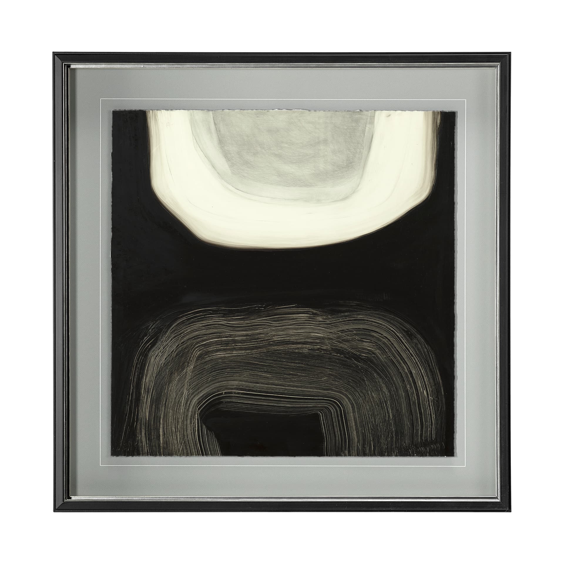 Shadows in the Dark I by Drew Sims a Hand Embellished Textured Framed Art Print Matted under Glass — product photograph