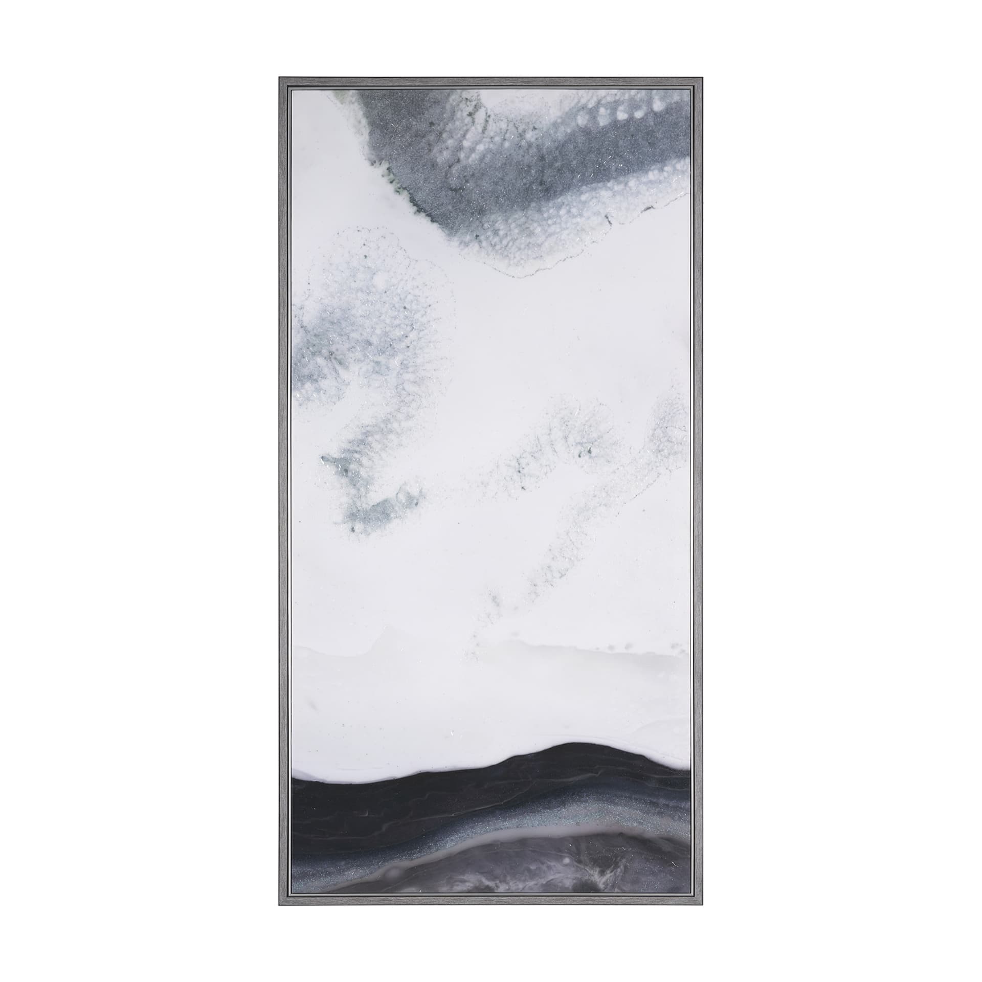 Storm Surge II by Mercana Studio a Hand Embellished Textured Framed Canvas — product photograph