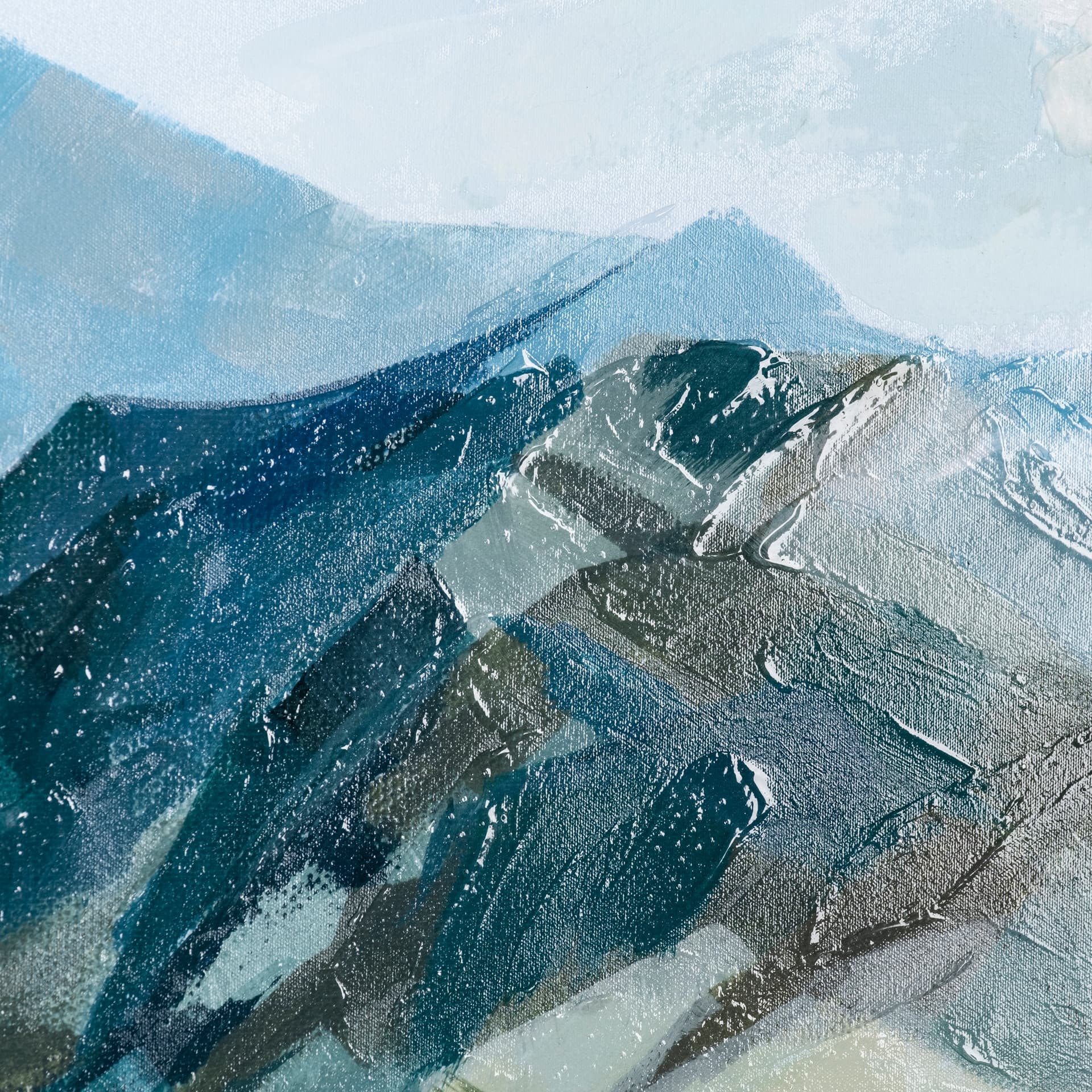 Vista I by Mercana Studio a Hand Embellished Textured Canvas — product photograph