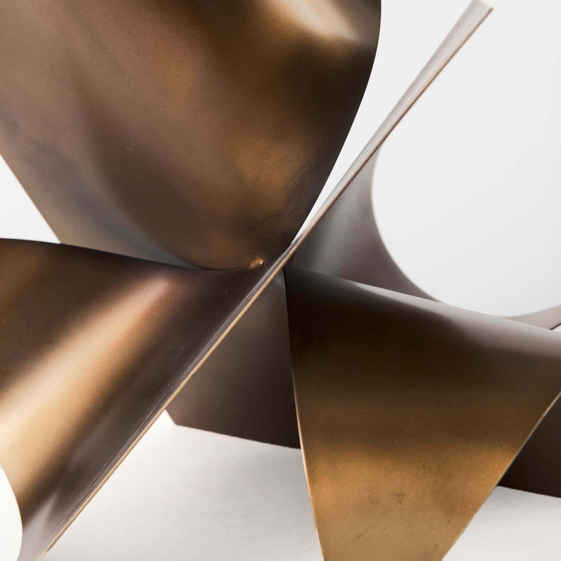 Francesca Antique Gold Metal Sculptural Decorative Object — product photograph