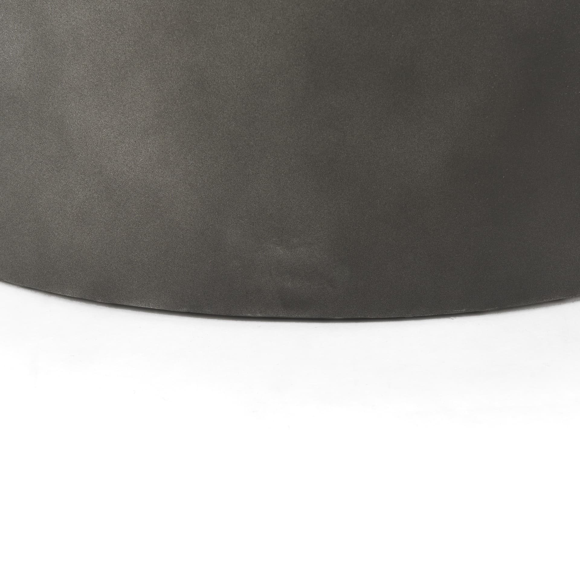Eclipse Gunmetal Gray Drum Base w/ Brown Wood Top Nested Coffee Table — product photograph