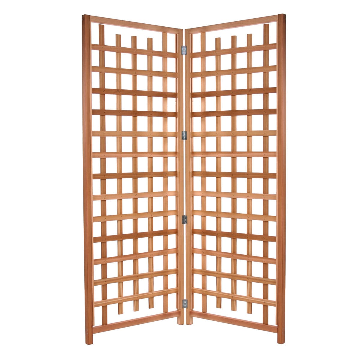 2-Piece Cedar Trellis Panel Set — product photograph