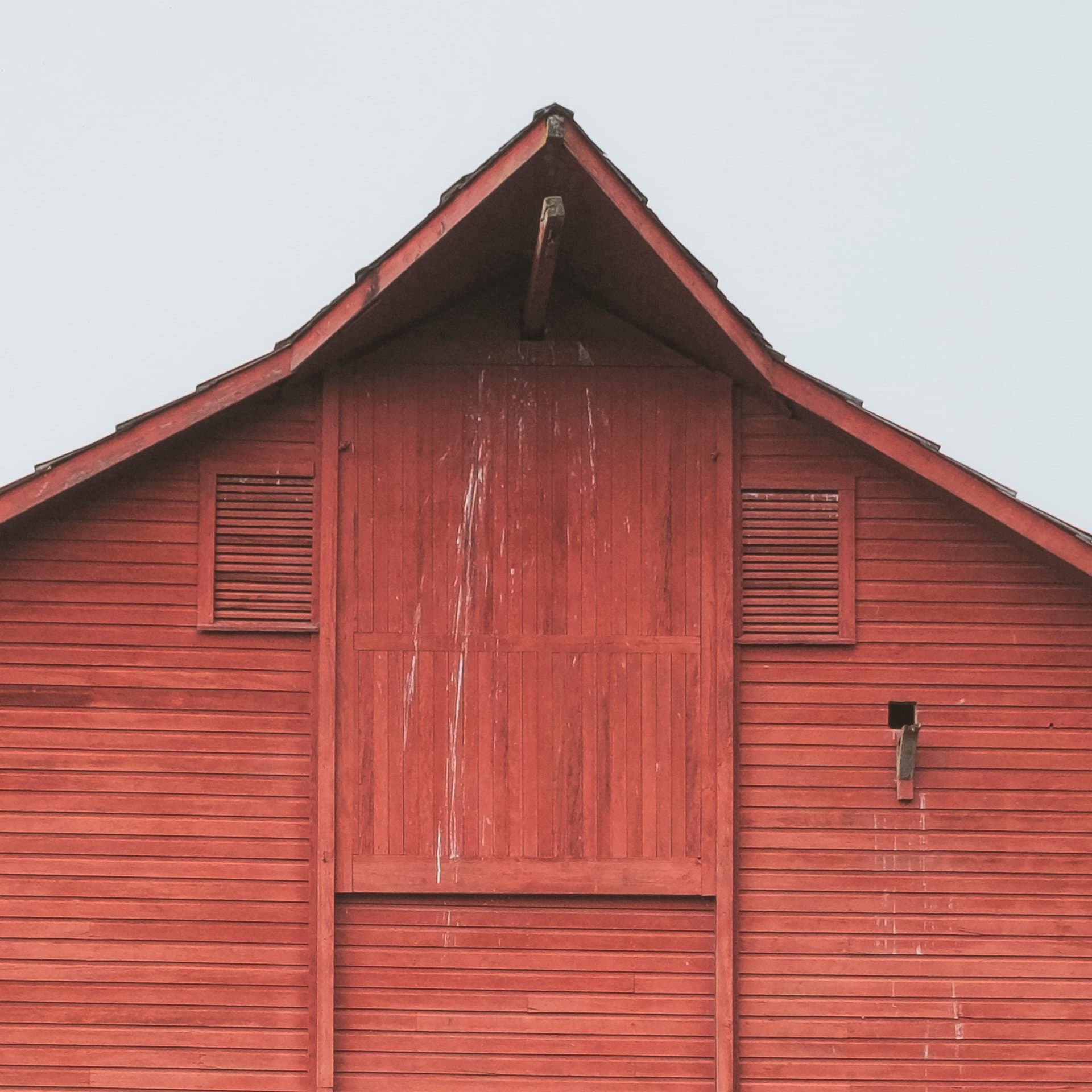 Red Barn I by Mercana Studio a Hand Embellished Textured Framed Photo Art Print Matted under Glass — product photograph