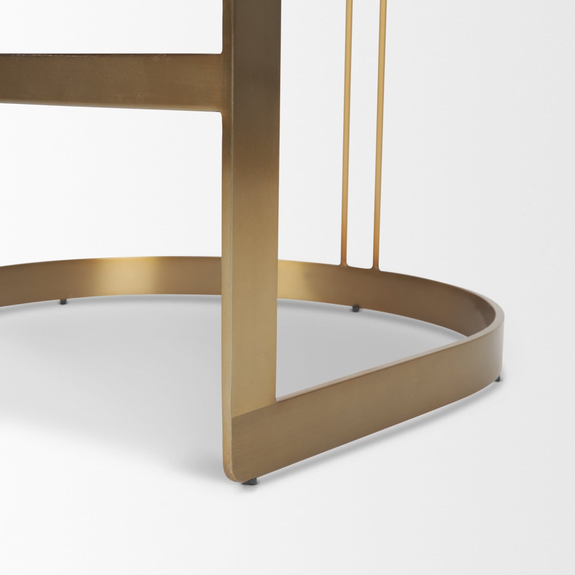 Hollyfield Backless 28.7in Seat Bar Stool | Burgundy Fabric w/ Metal — product photograph