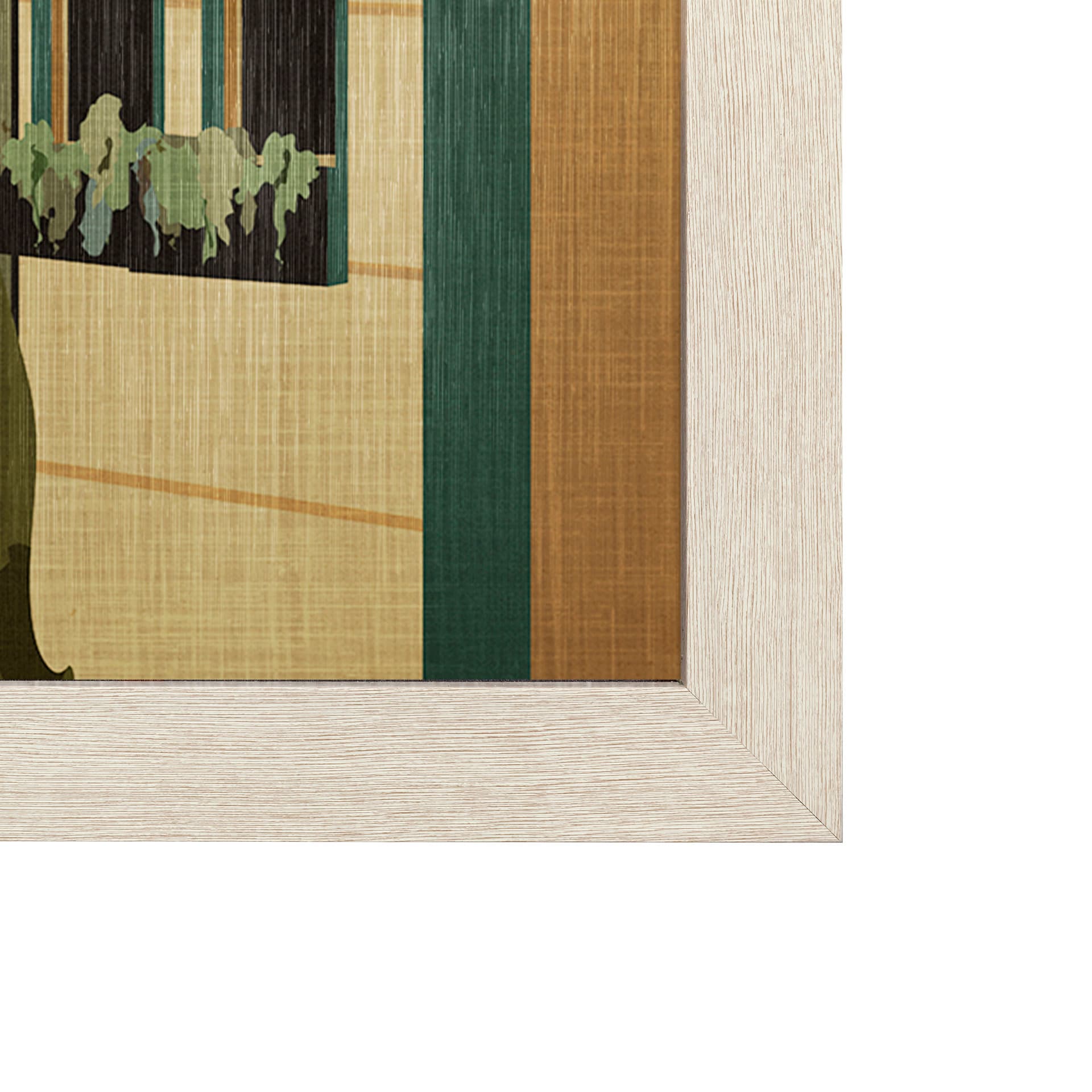 Halifax Go Canada (L) by Mercana Studio a Hand Embellished Decograph Framed Art Print — product photograph
