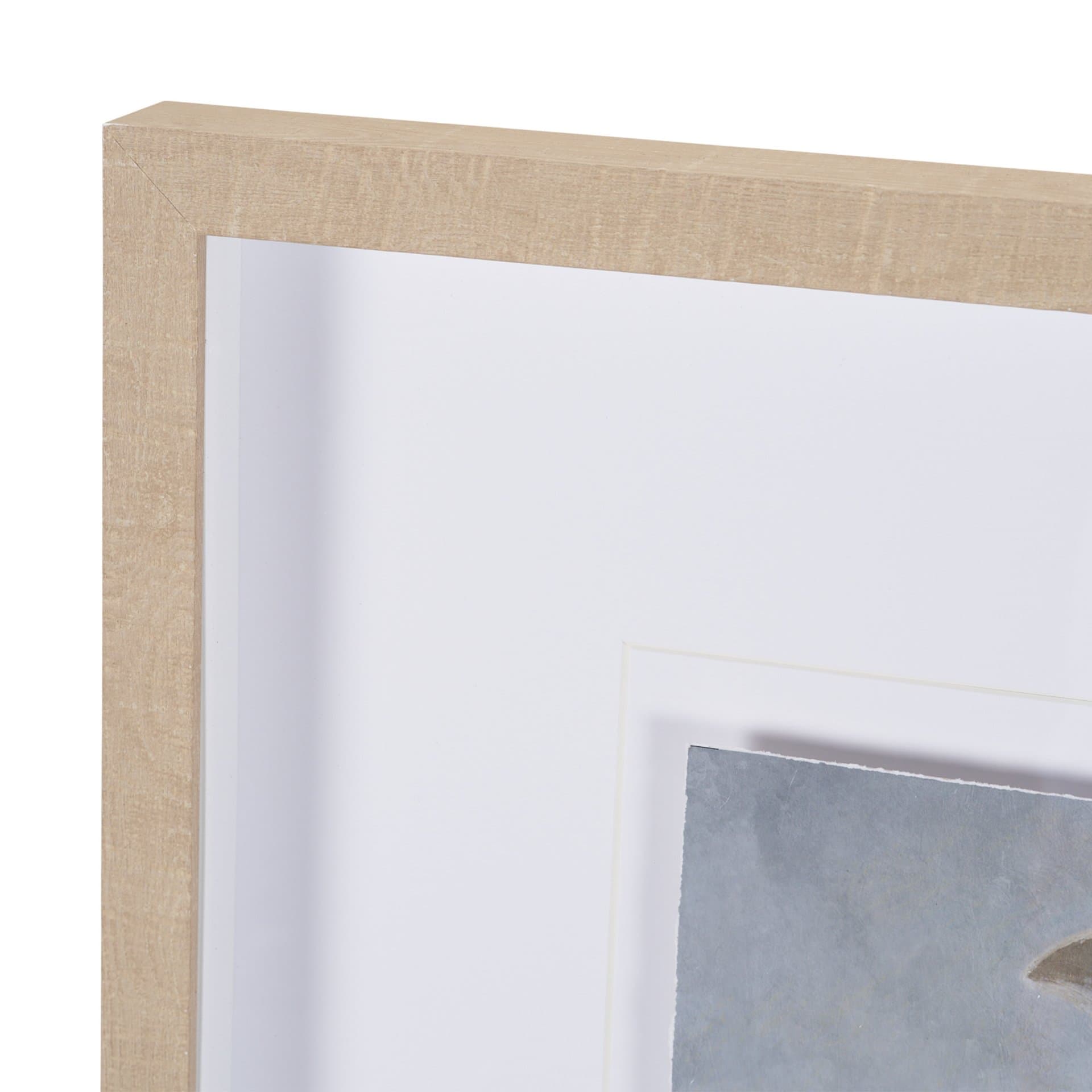 Studies in White and Ash: Study II by Mercana Studio Textured Framed Artwork Matted under Glass — product photograph