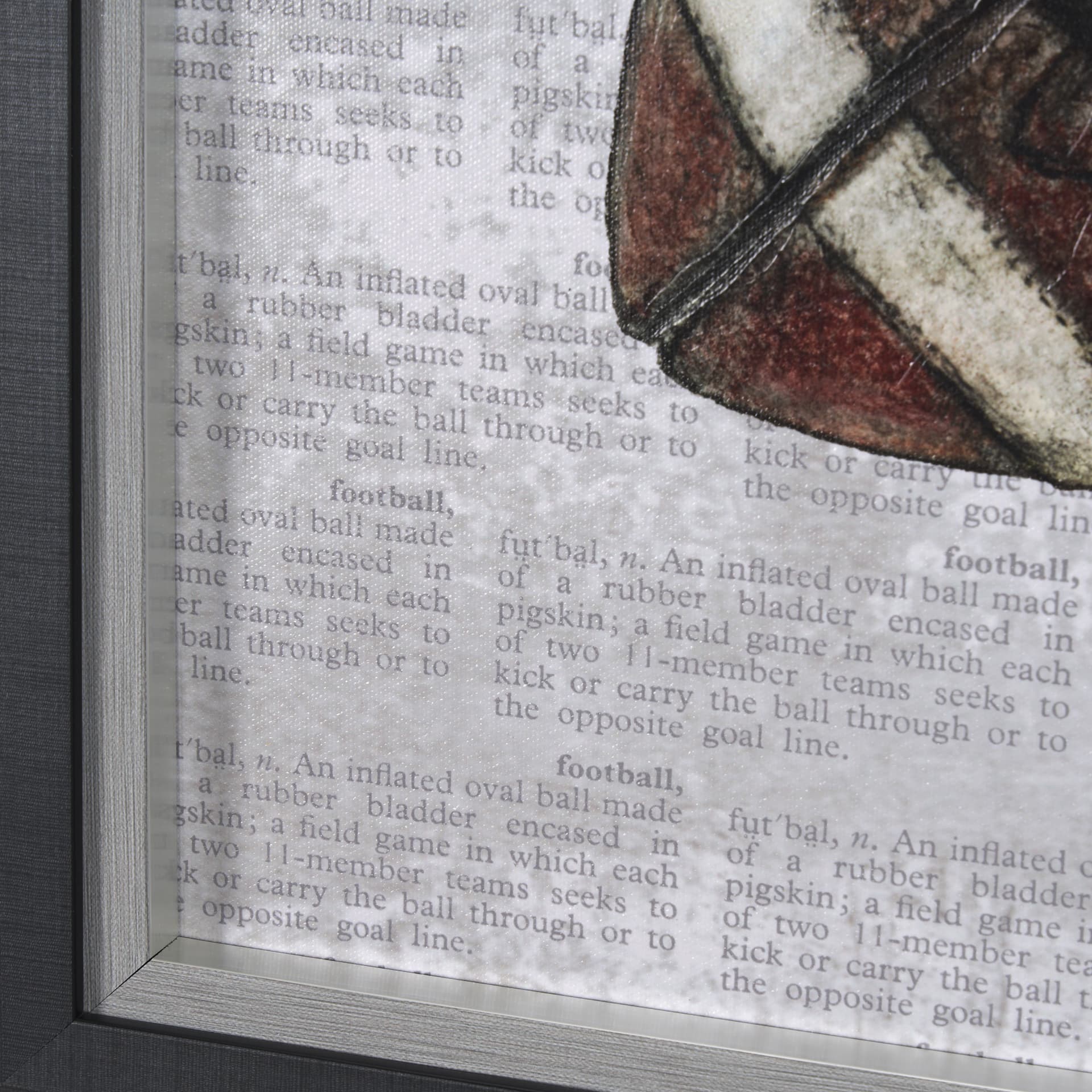 Definition of Sport III by Mercana Studio a Hand Embellished Textured Framed Art Print — product photograph