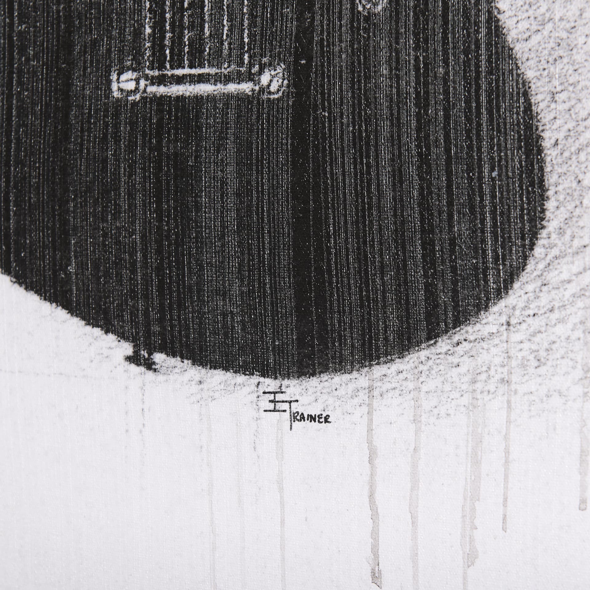 Guitar II by Mercana Studio a Hand Embellished Textured Canvas — product photograph