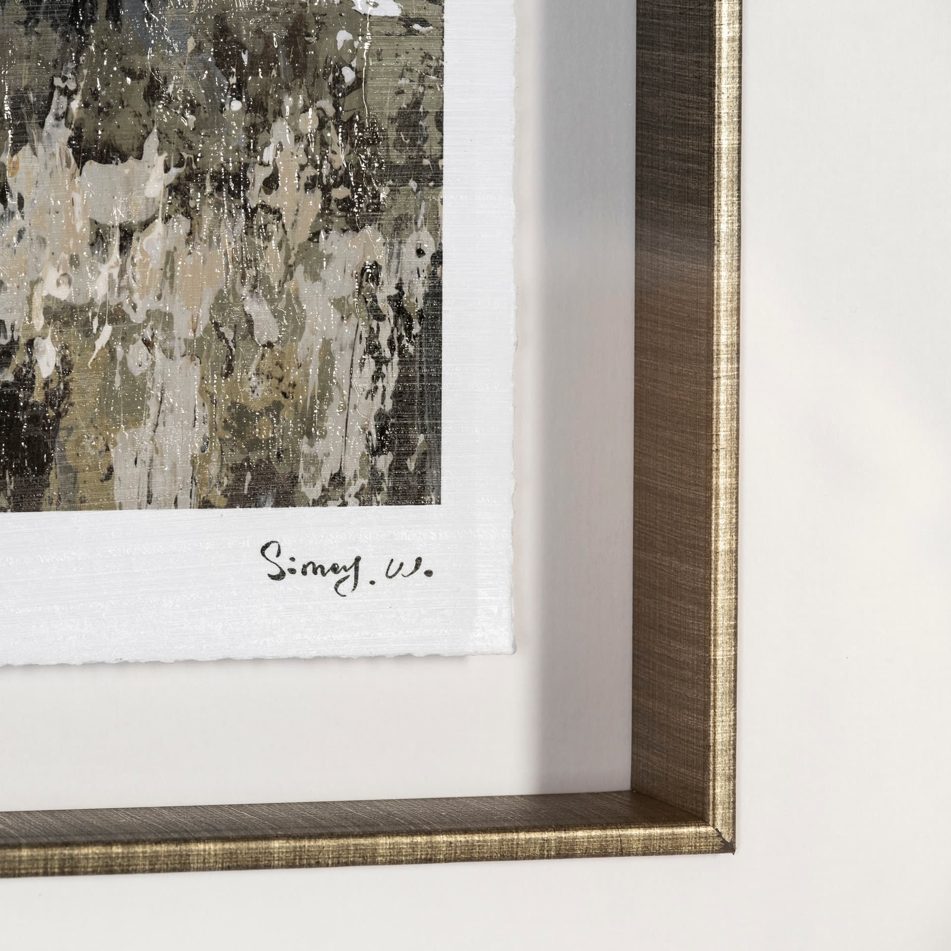 Abandoned Grain Elevator II by Mercana Studio Hand Embelished Framed Art Print Matted under Glass — product photograph
