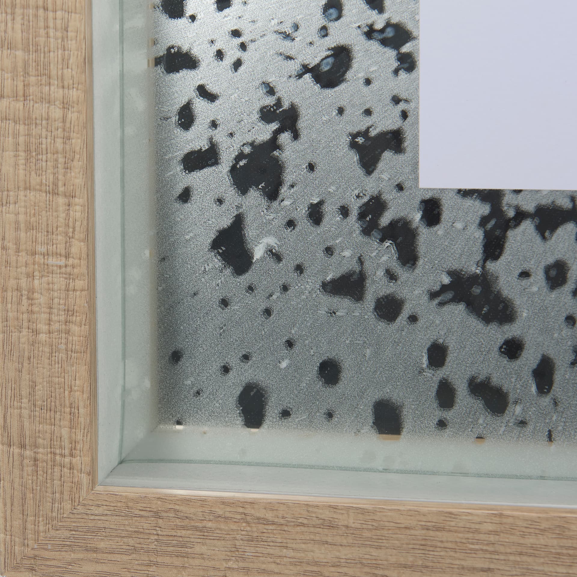 Eastern Blue I by Mercana Studio a Hand Embellished Textured Framed Art Print Matted under Glass — product photograph
