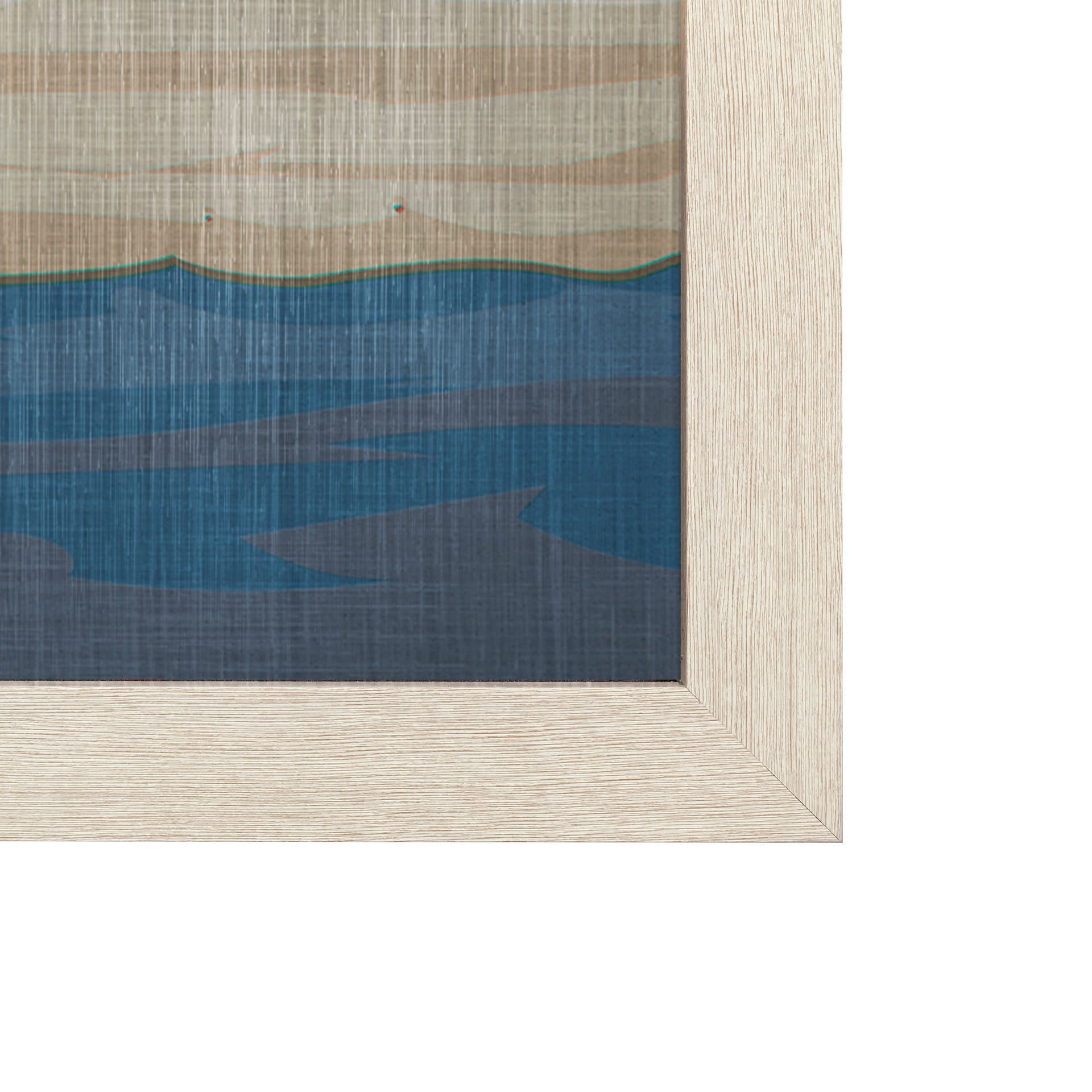 Massachusetts Go USA (L) by Mercana Studio a Hand Embellished Decograph Framed Art Print — product photograph
