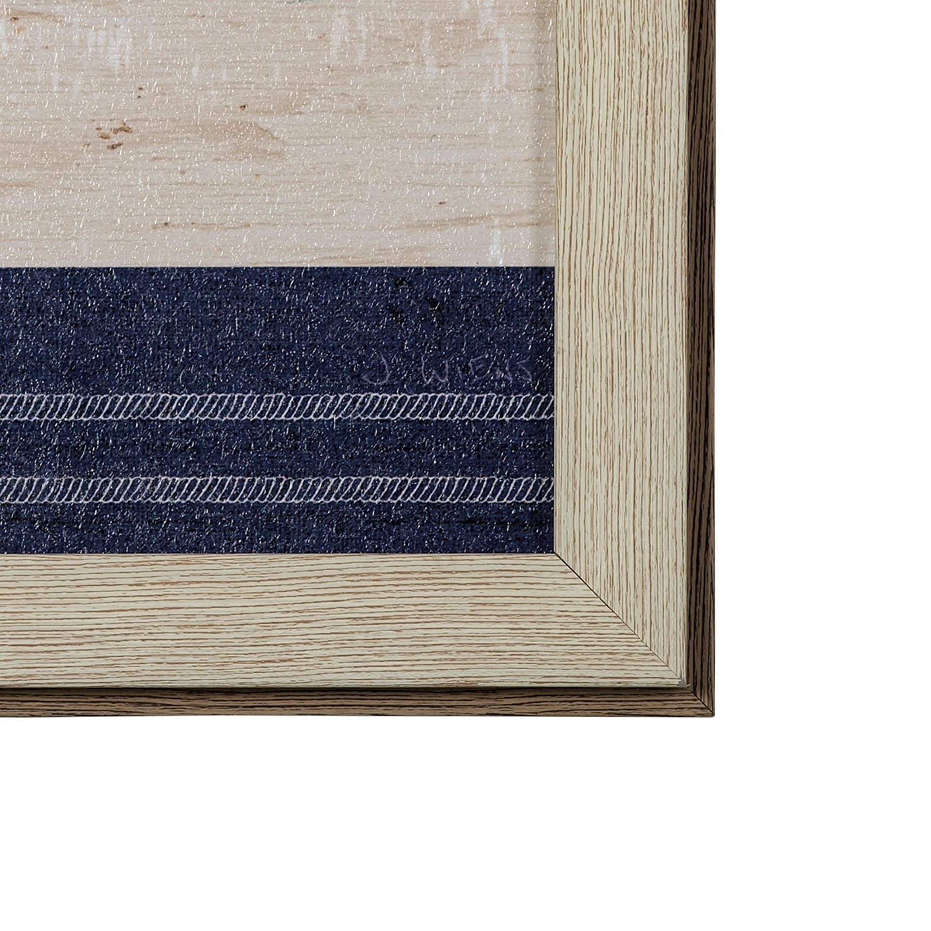 Nautique IX by James Wiens a Hand Embellished Textured Framed Art Print — product photograph