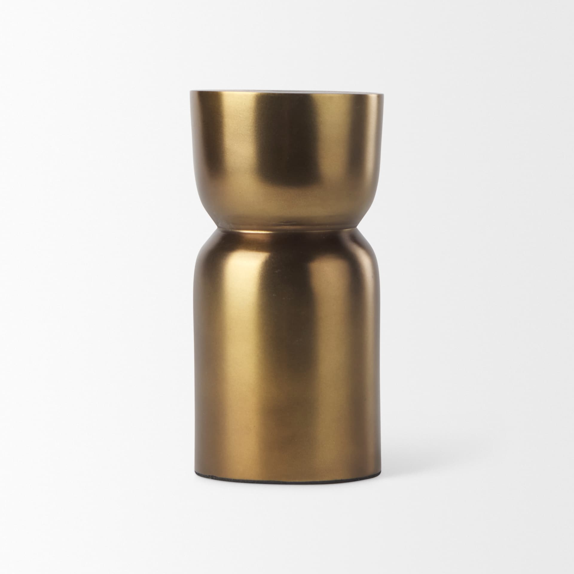 Malta Aluminum Candle Holder Small — product photograph
