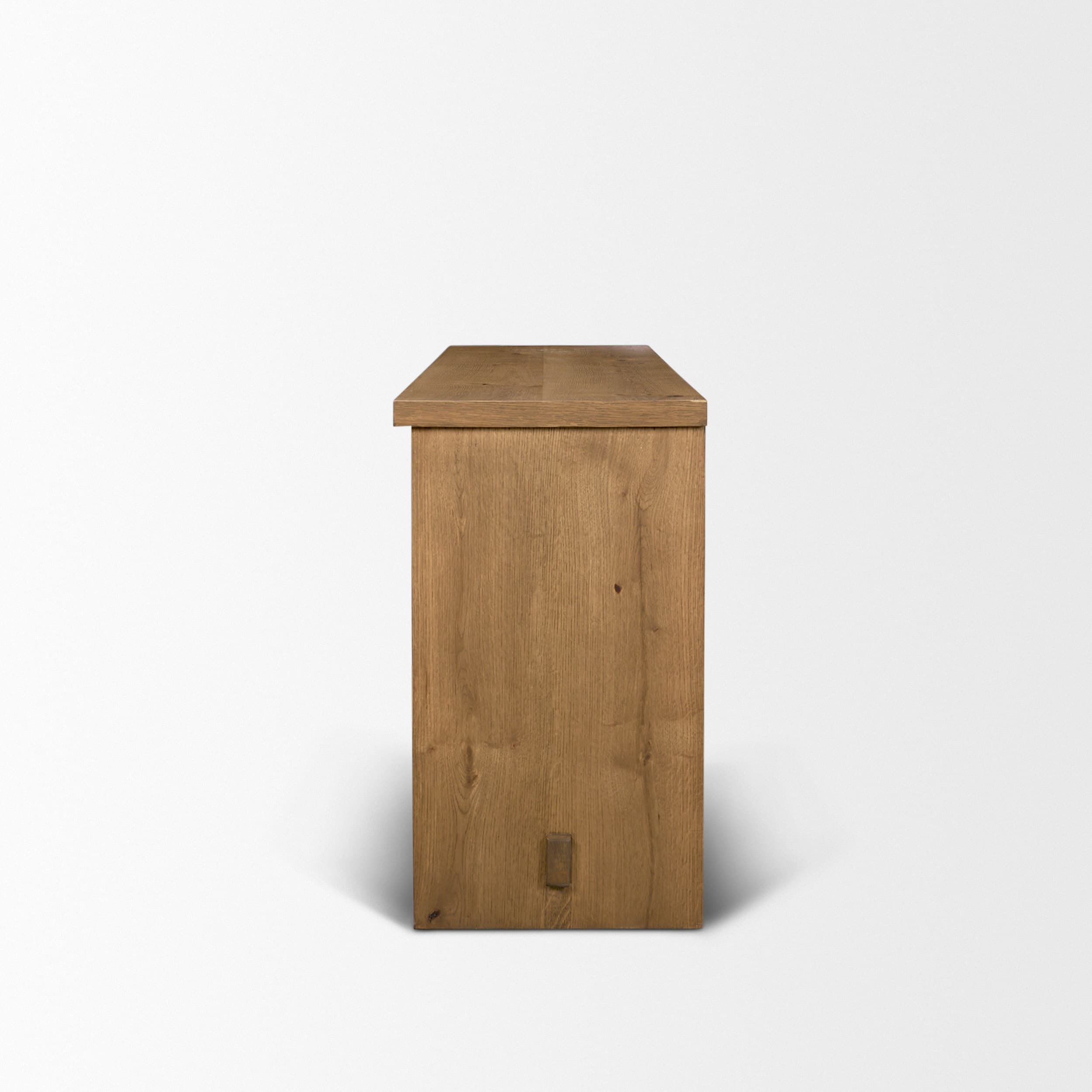 Alcott Brown Wood 4 Door Closed Sideboard — product photograph