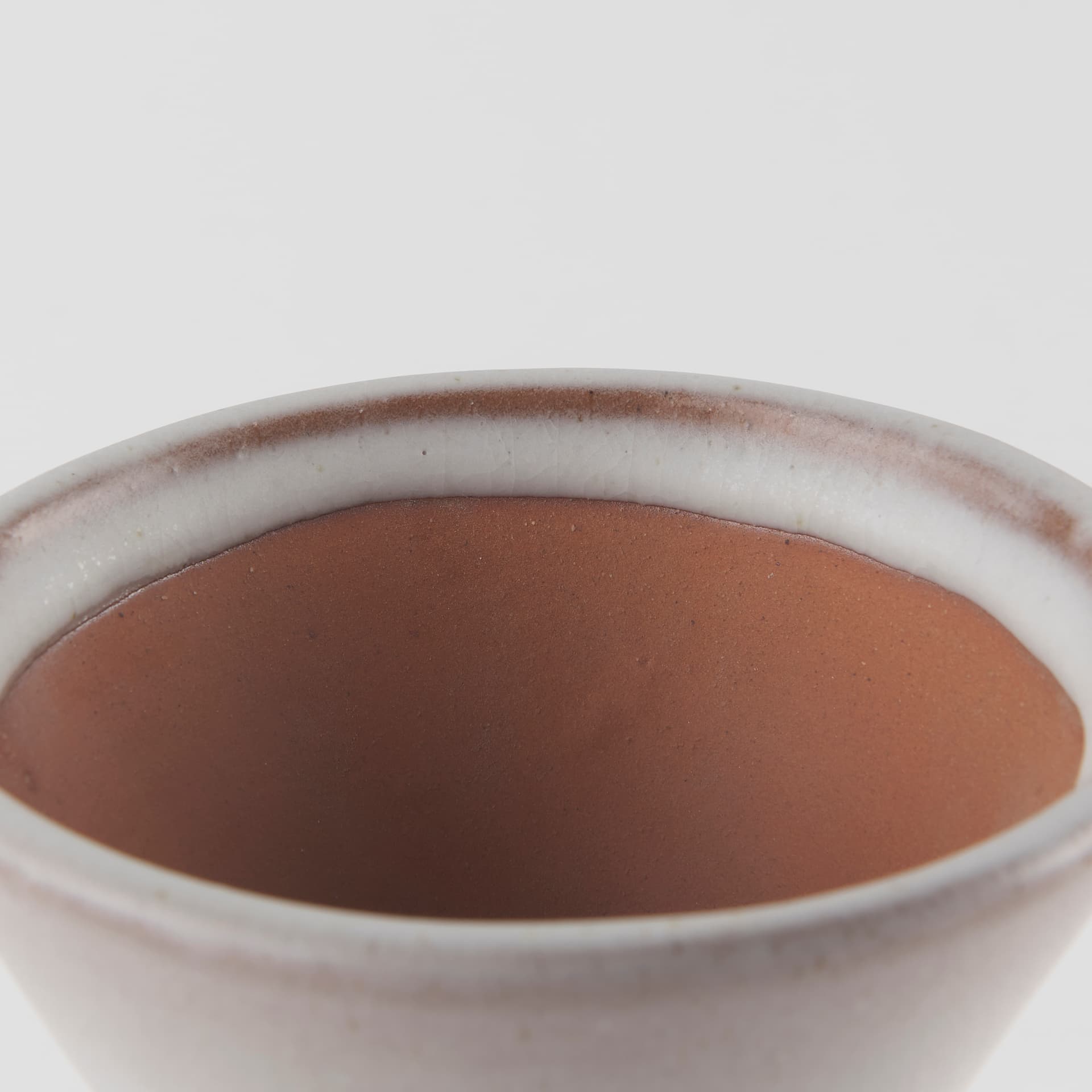 Esme 4.5L x 4.5W x 10.4H Whitewashed Ceramic Vase — product photograph