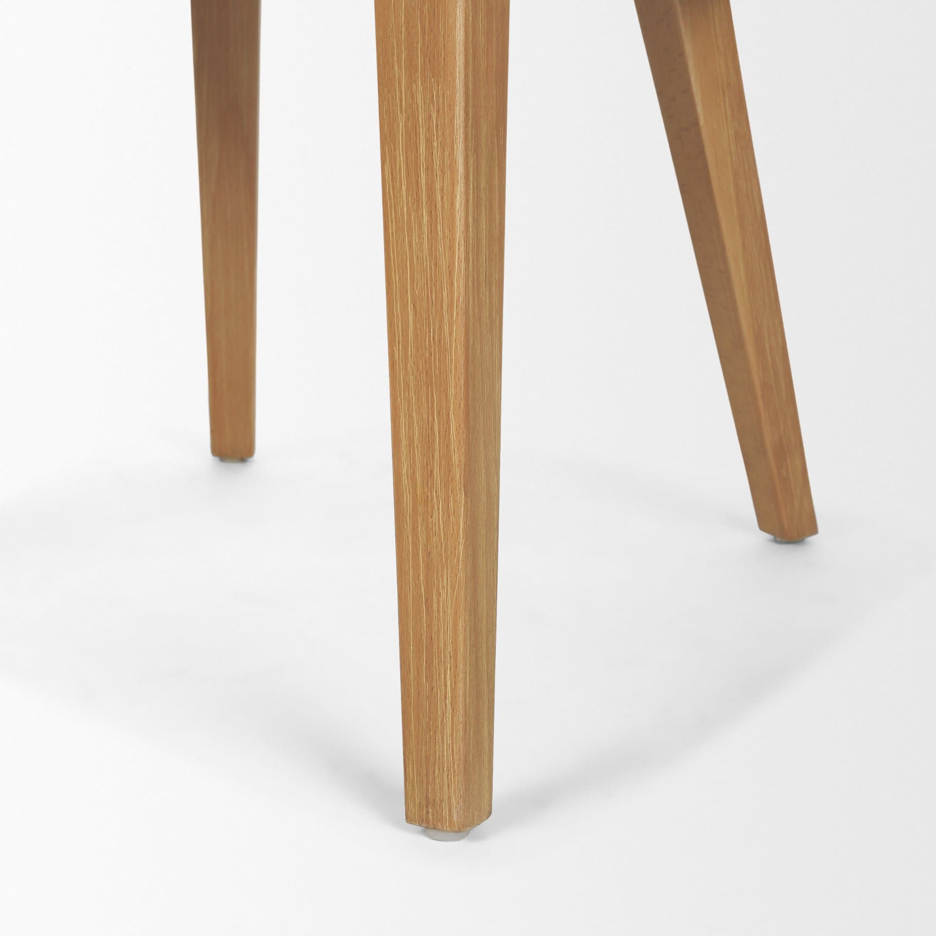 Niles Wingback Dining Side Chair | Moss Olive Fabric w/ Wooden — product photograph