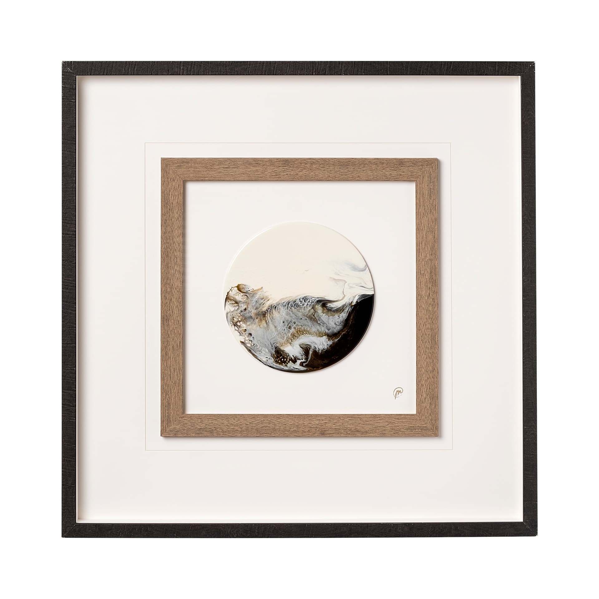 Threshold by Panpan Zhang a Framed Art Print Matted under Glass — product photograph