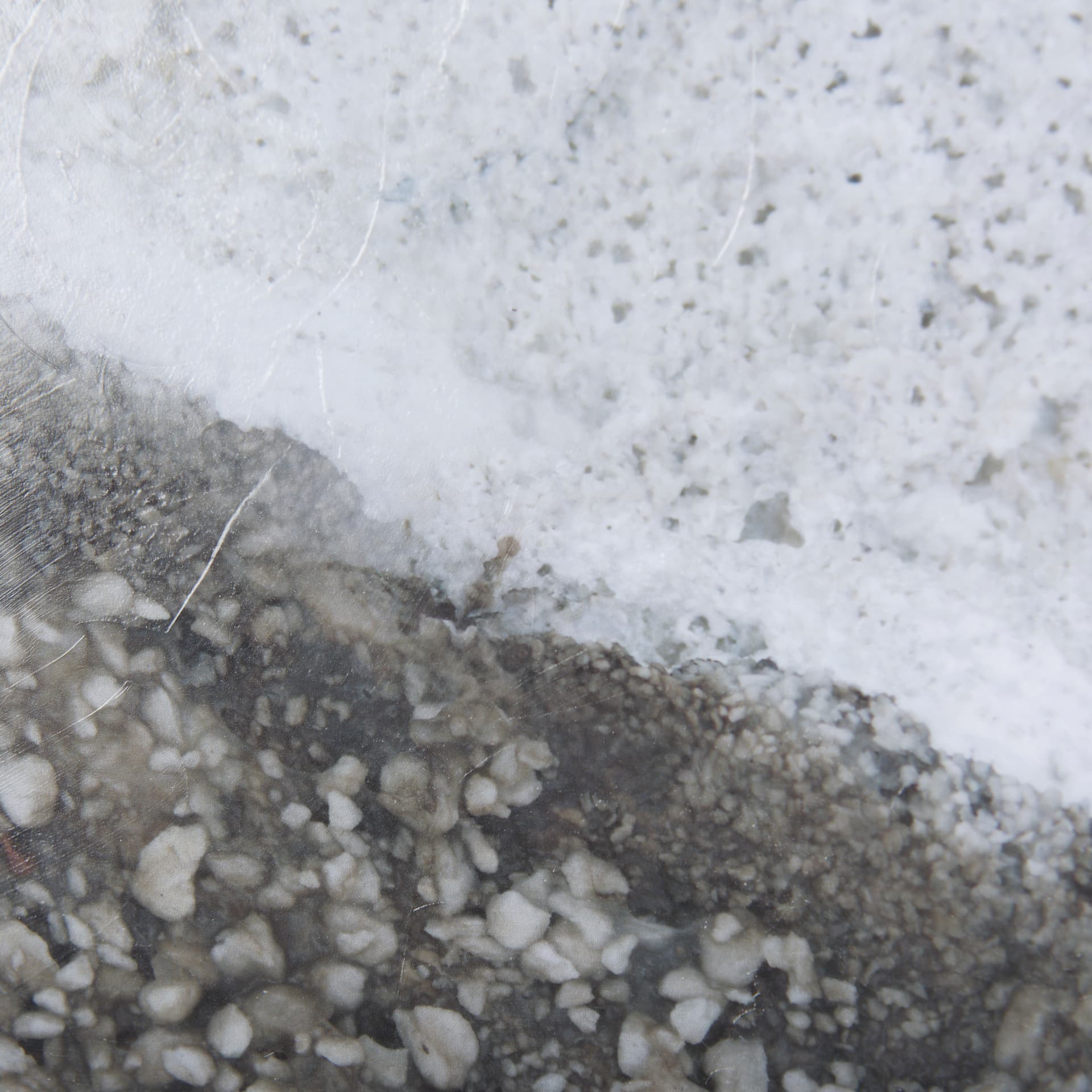 Mudslide III by Mercana Studio a Hand Embellished Textured Framed Art Print Matted under Glass — product photograph