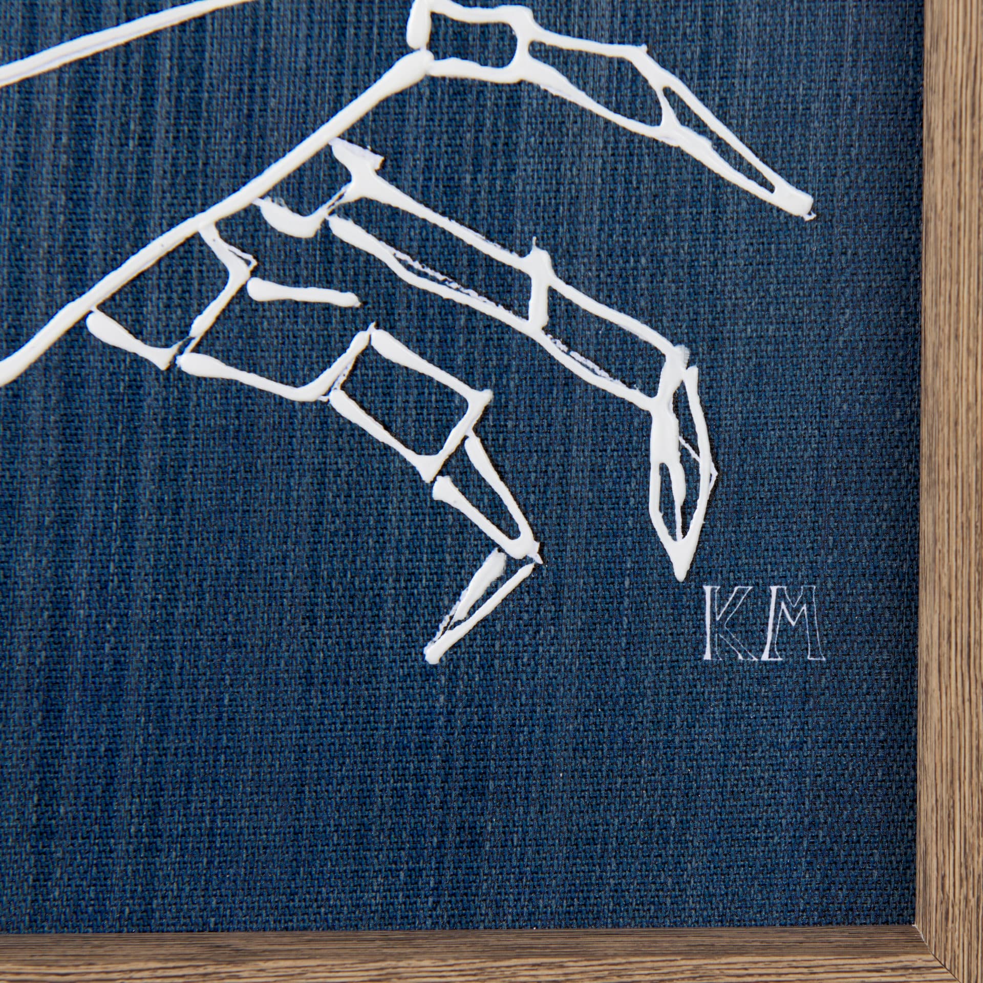 Dimegemess Crab I by Mercana Studio a Hand Embellished Textured Framed Art Print — product photograph