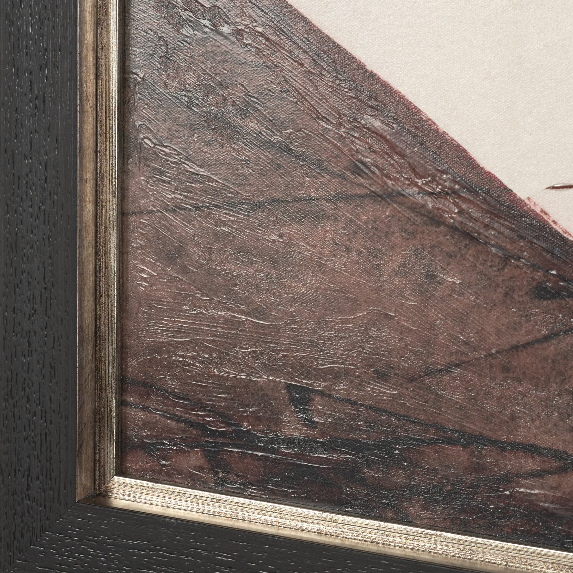 Quiet Constructs I by Mercana Studio Hand Embelished Textured Framed Artwork Matted — product photograph