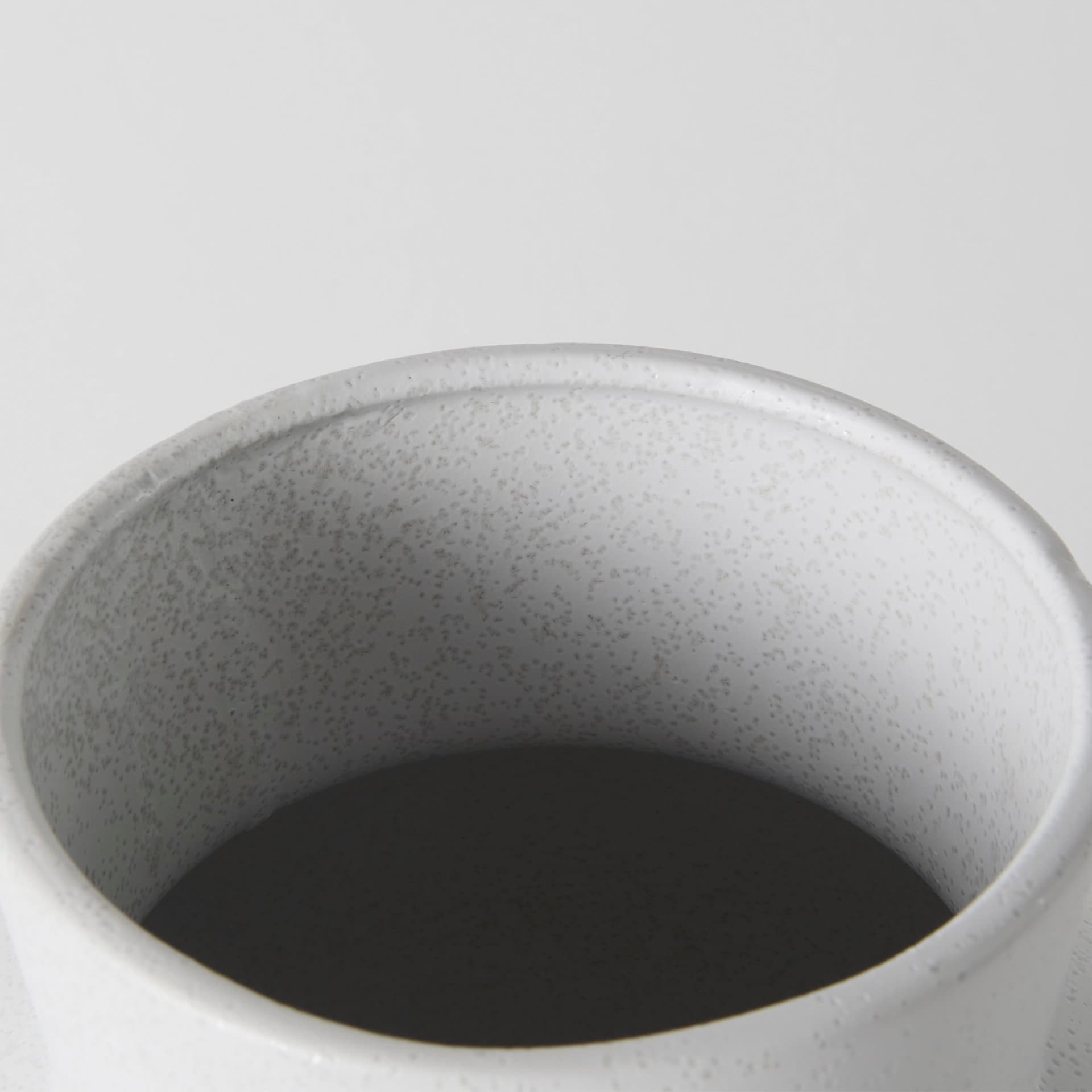 Laforge 10.8H Medium White Ceramic Vase — product photograph