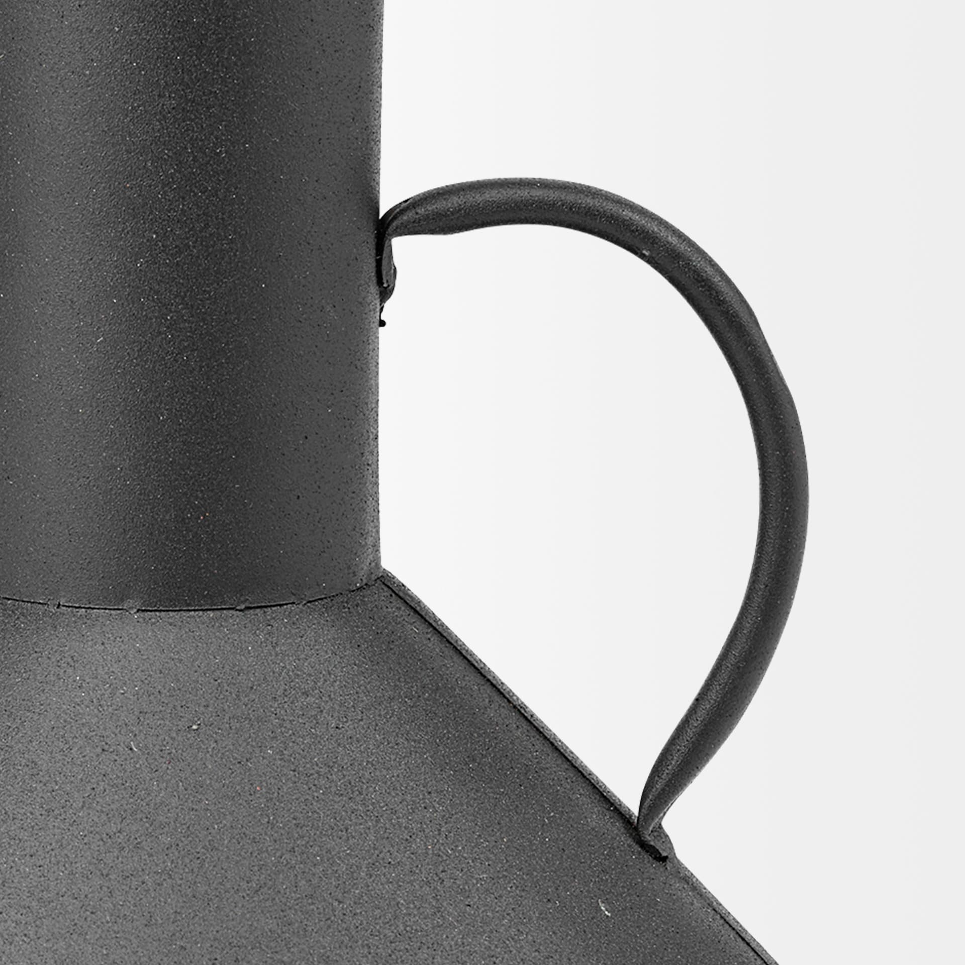 Emily I 8L x 8W Black Metal Decorative Jug — product photograph