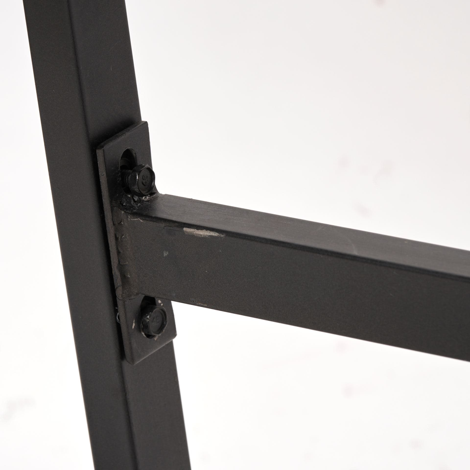 Vince 51L x 18W Black Metal W/Gold Accents 3 Drawer Office Desk — product photograph