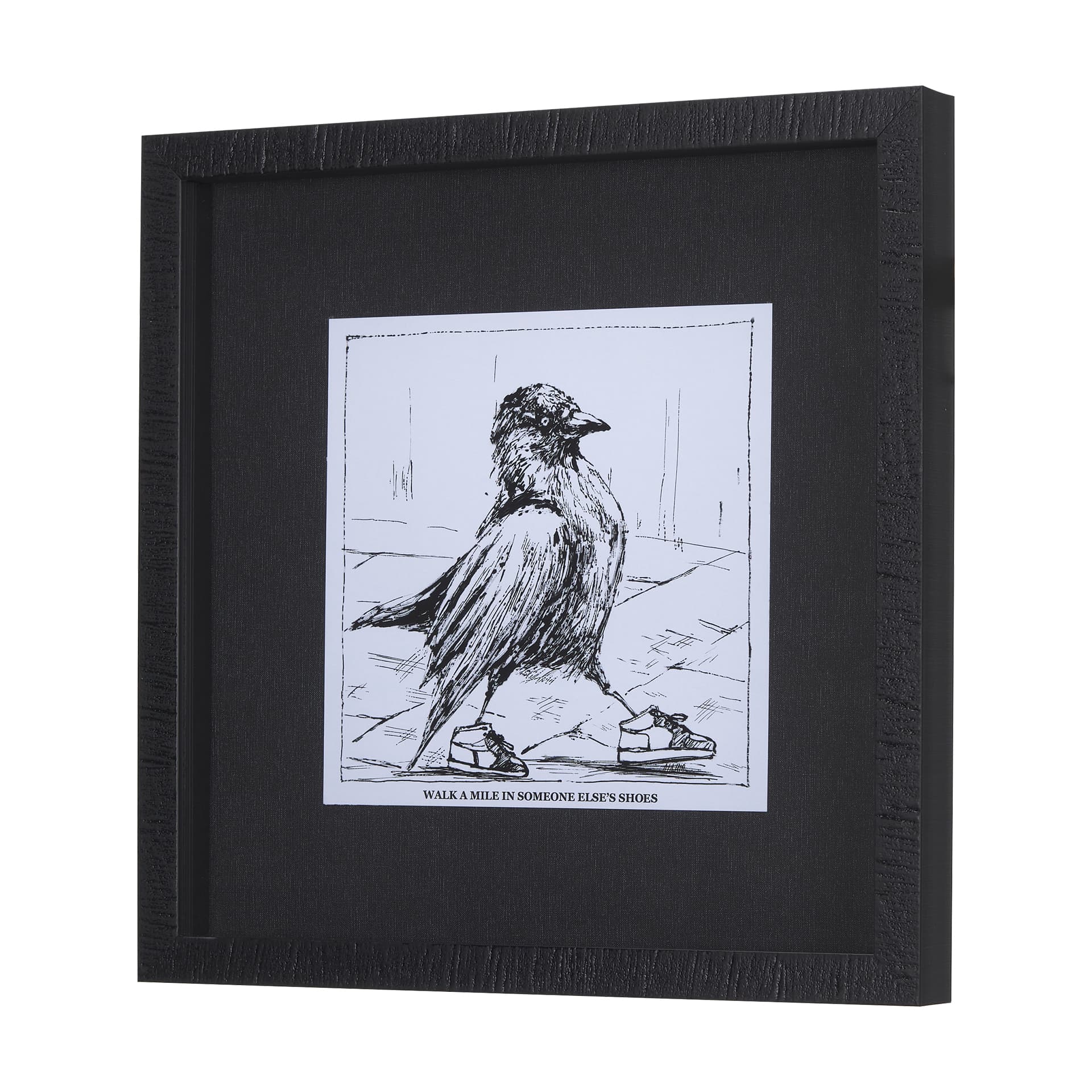 Animal Talk III by Mercana Studio a Framed Art Print Matted under Glass — product photograph
