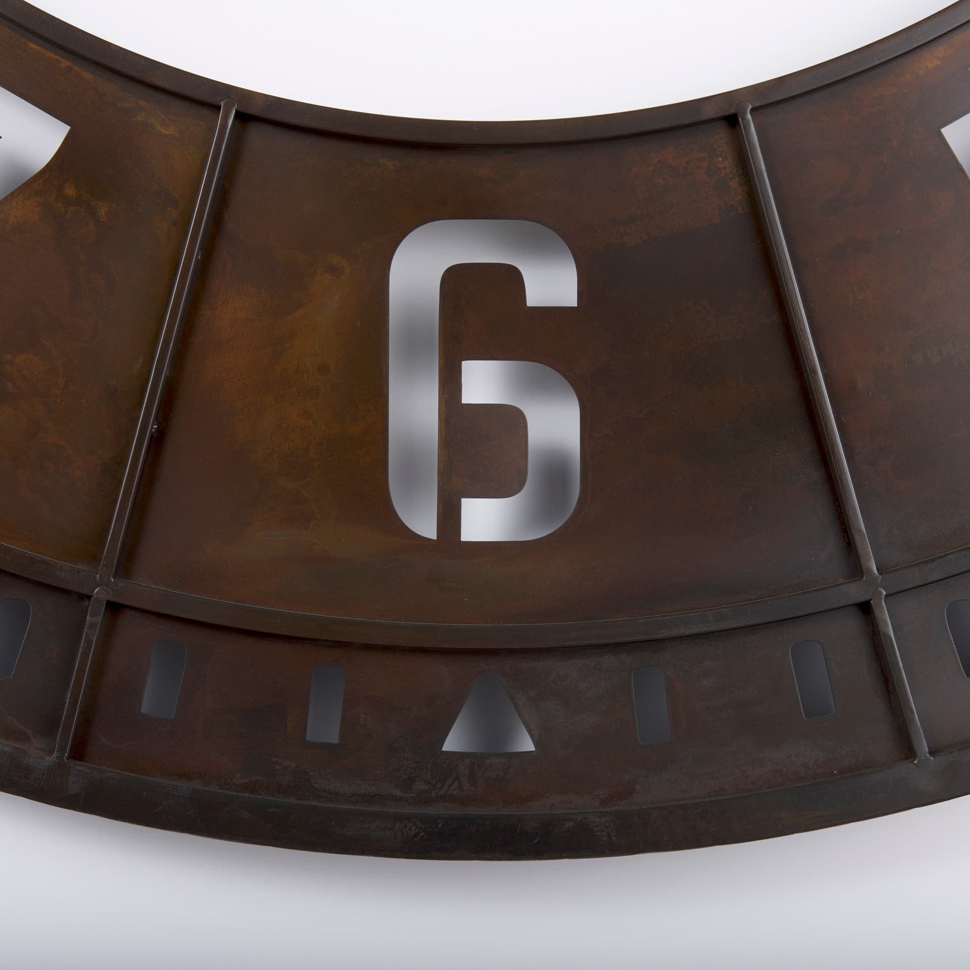 Newcastle 56.5" Giant Oversize Industrial Wall Clock — product photograph