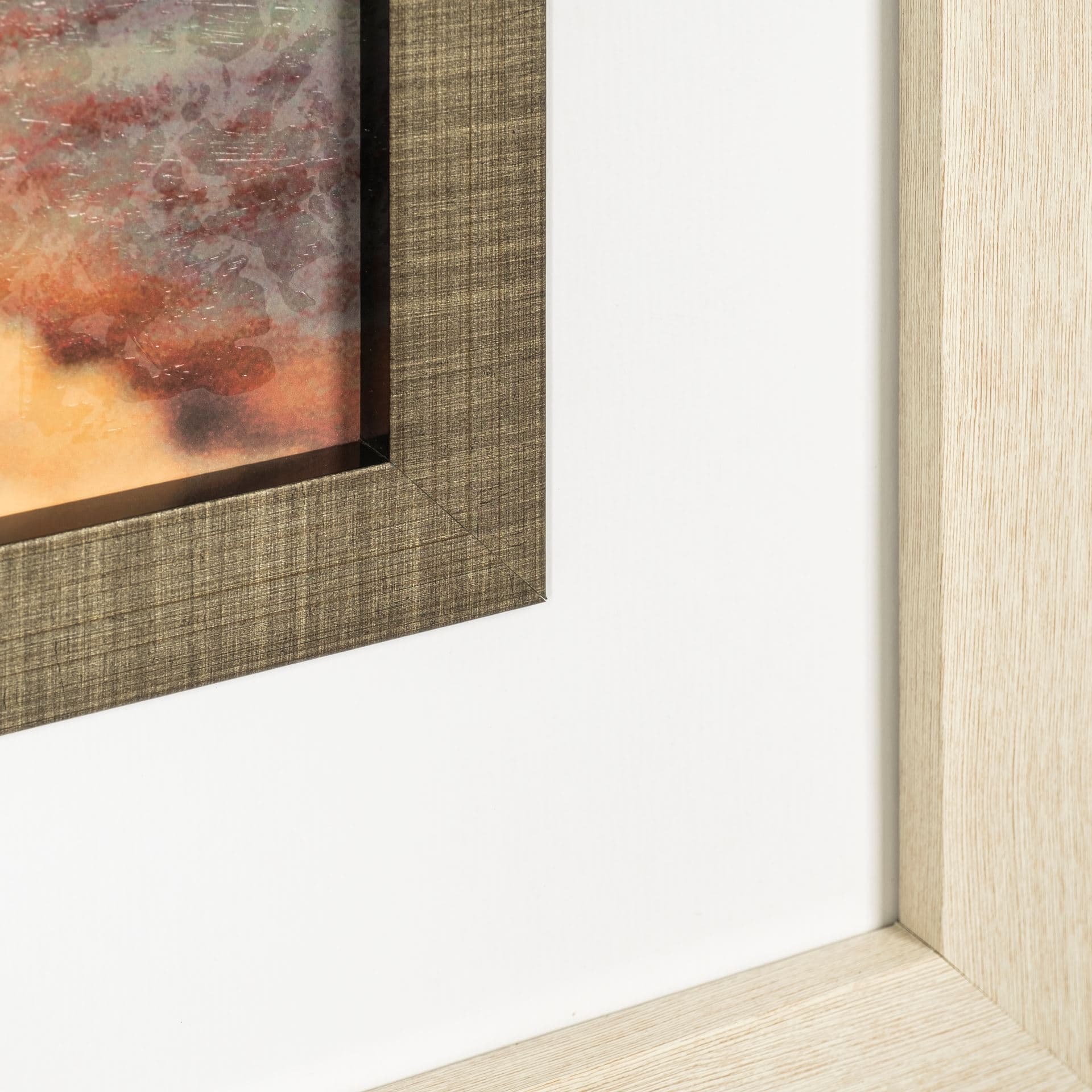 Lido by Alicia Bock a Hand Embellished Textured Framed Photo Art Print Matted under Glass — product photograph